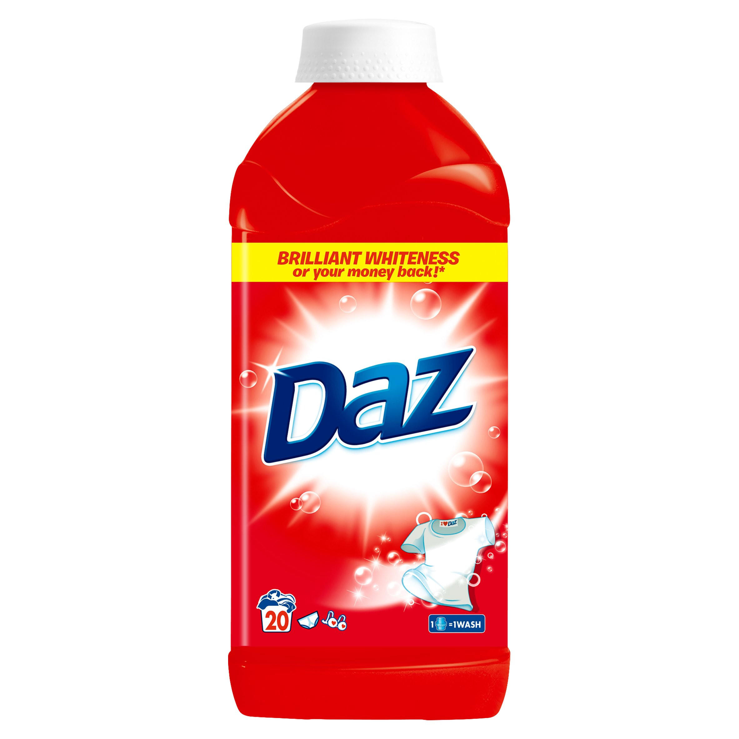 Daz Washing Laundry Liquid 20 Washes Washing Powders Liquids