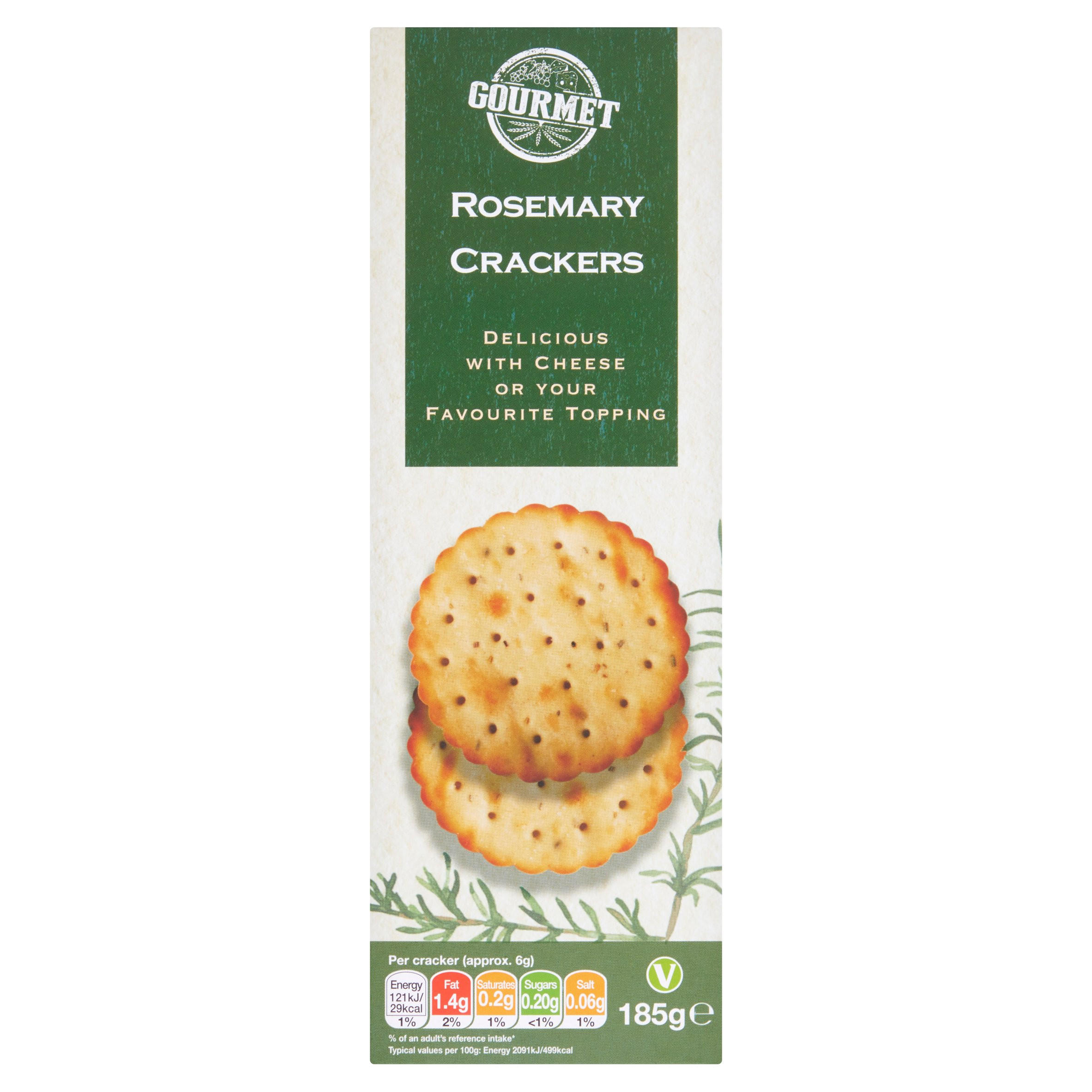 Gourmet Rosemary Crackers G Crackers Savoury Biscuits Iceland