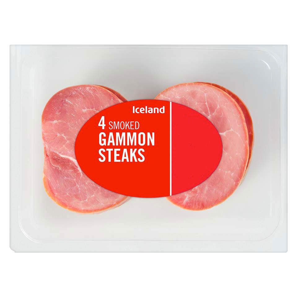 Iceland G Smoked Gammon Steak Bacon Gammon Iceland Foods