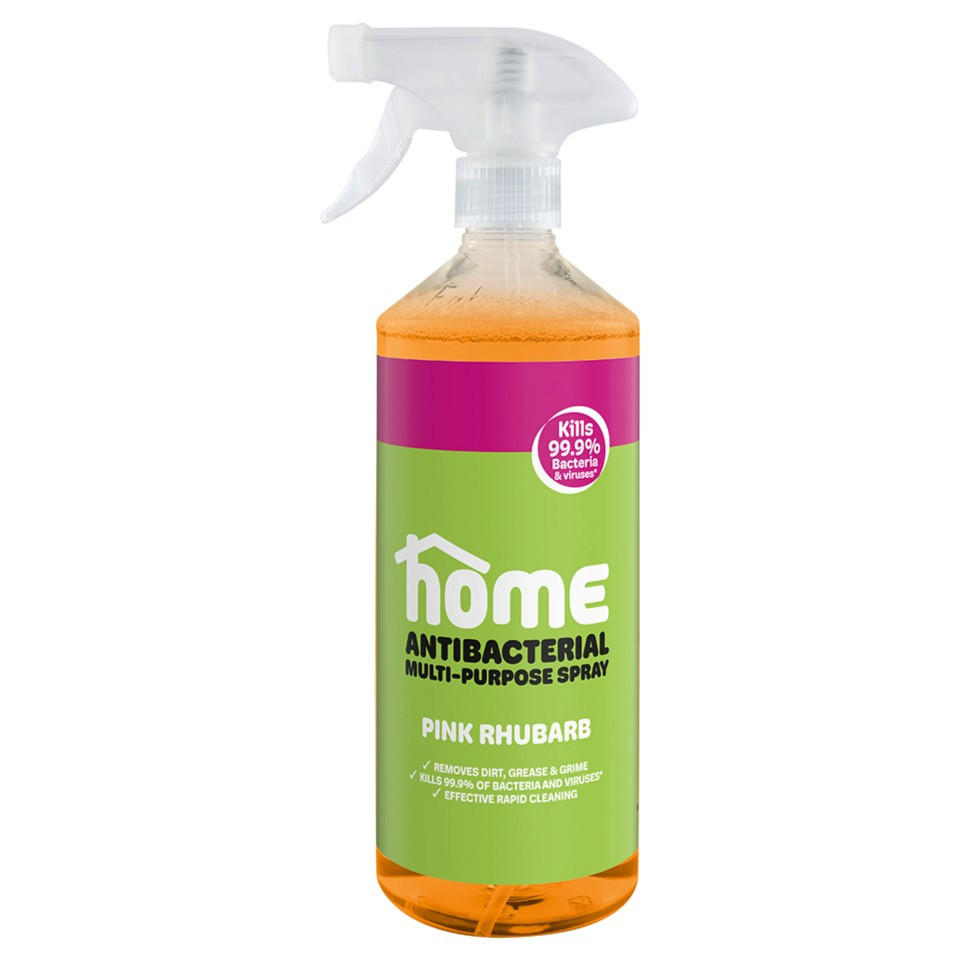 Home Antibacterial Multi Purpose Spray Pink Rhubarb Ml Home Range