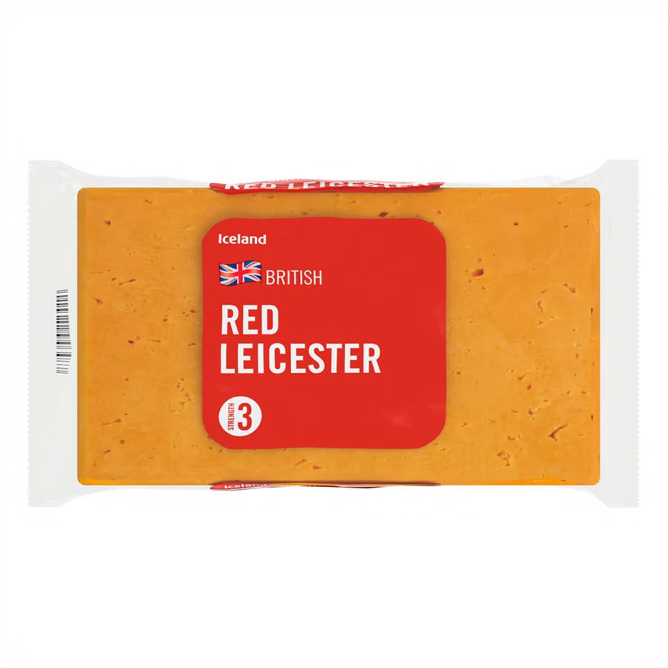 Iceland Red Leicester 450g British Regional Cheese Iceland Foods