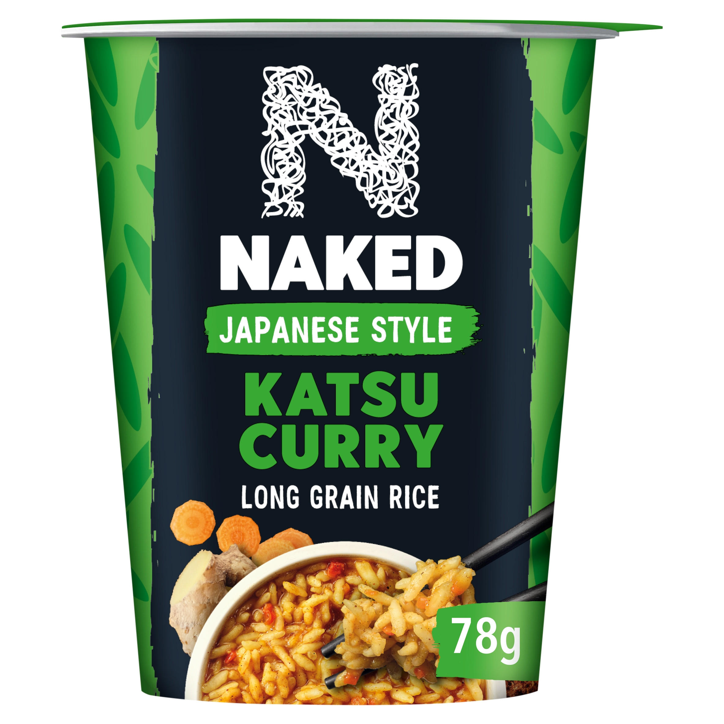 Naked Japanese Style Katsu Curry Long Grain Rice G Rice Grains