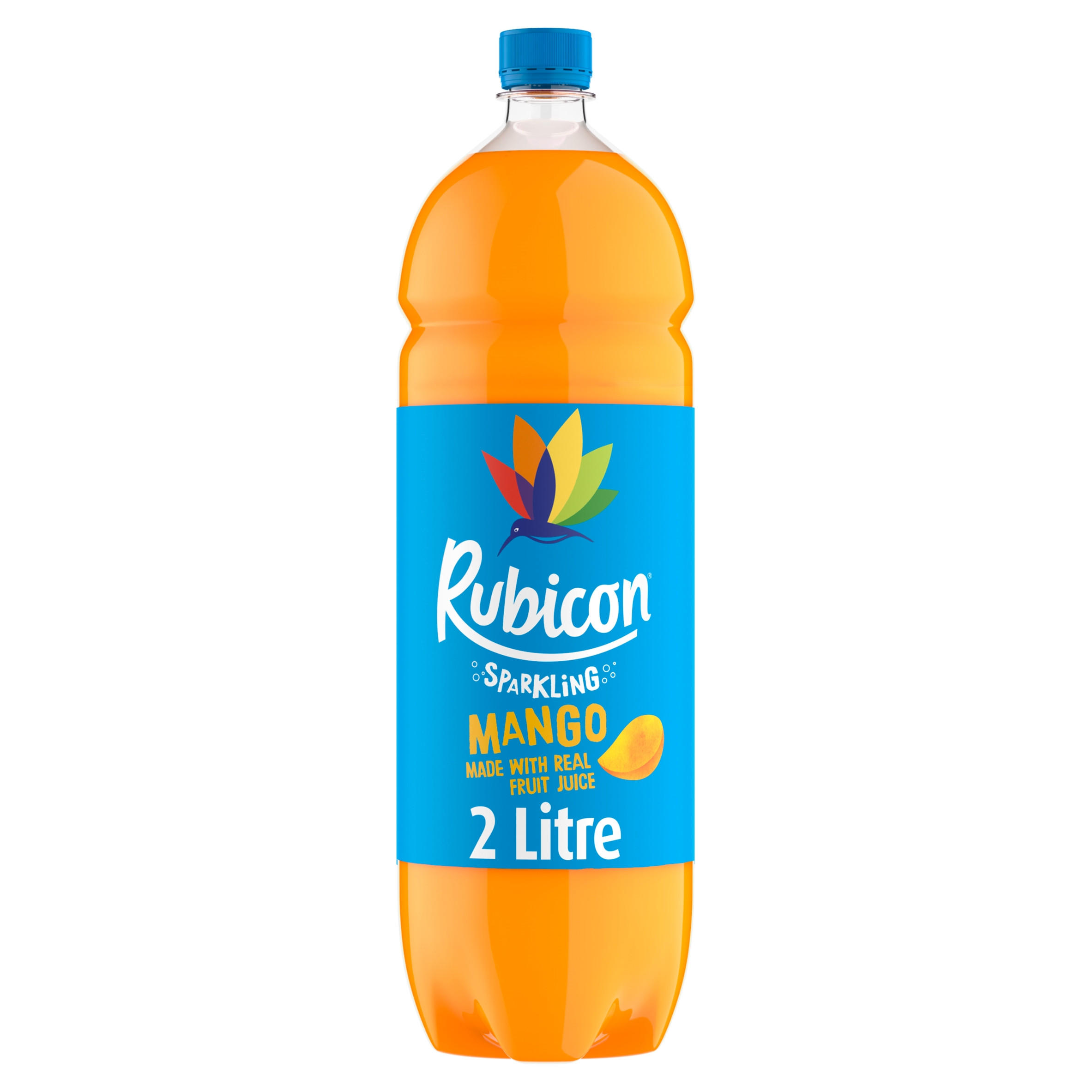 Rubicon Sparkling Mango Juice Drink 2L Orange And Fruit Flavoured