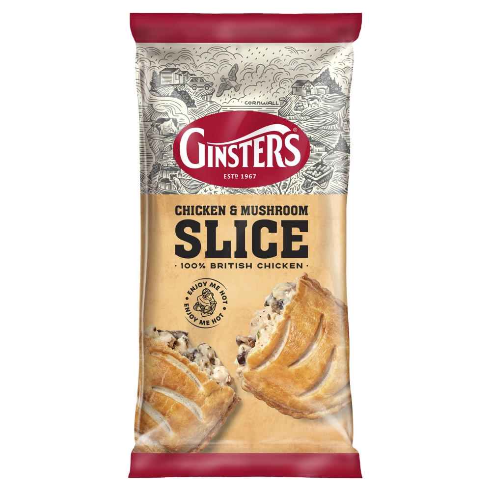 Ginsters Creamy Garlic Mushroom Slice 170G