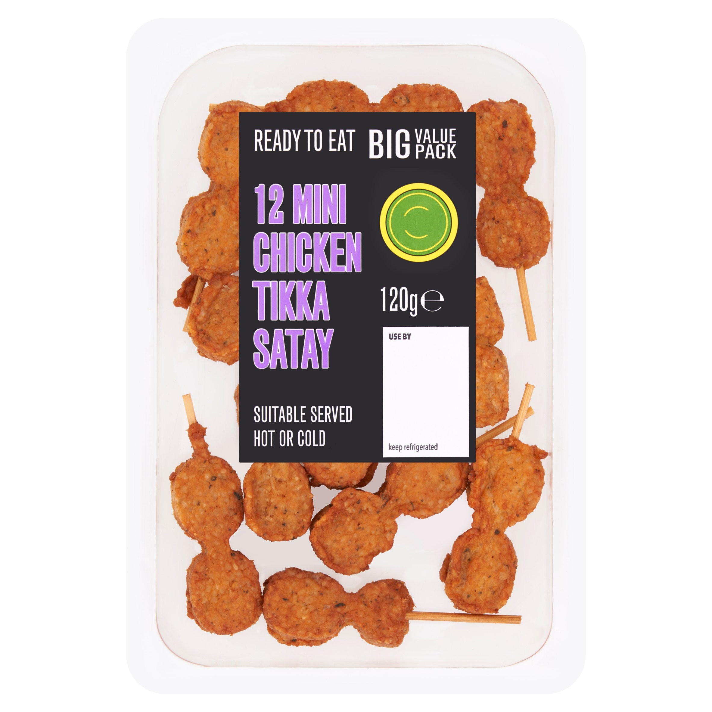 12 Mini Chicken Tikka Satay Big Value Pack 120g Iceland Foods