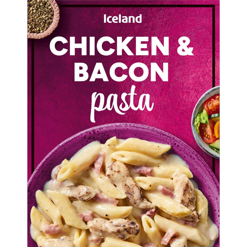 Iceland Chicken & Bacon Pasta 400g