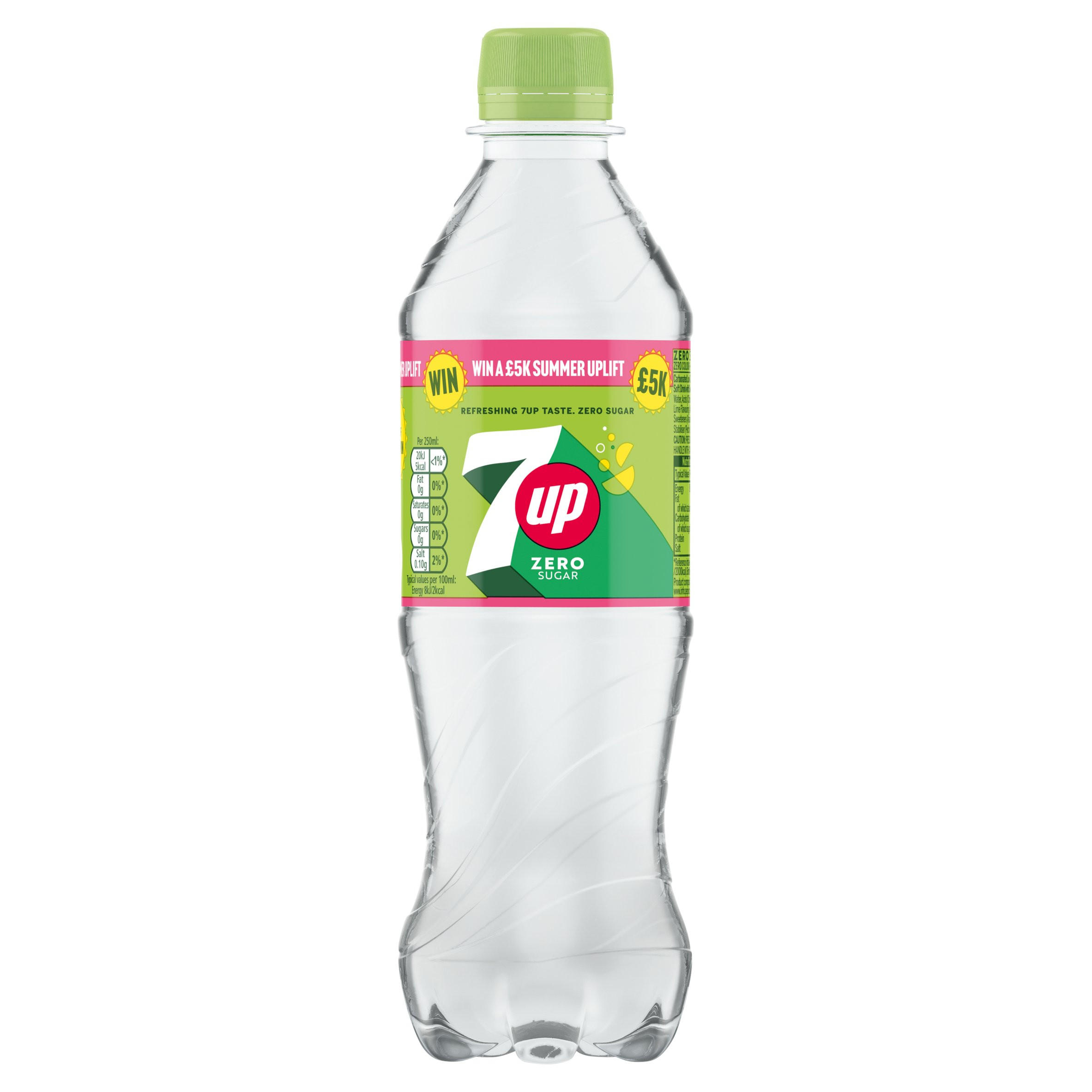 7UP Zero Sugar Lemon & Lime Bottle 500ml