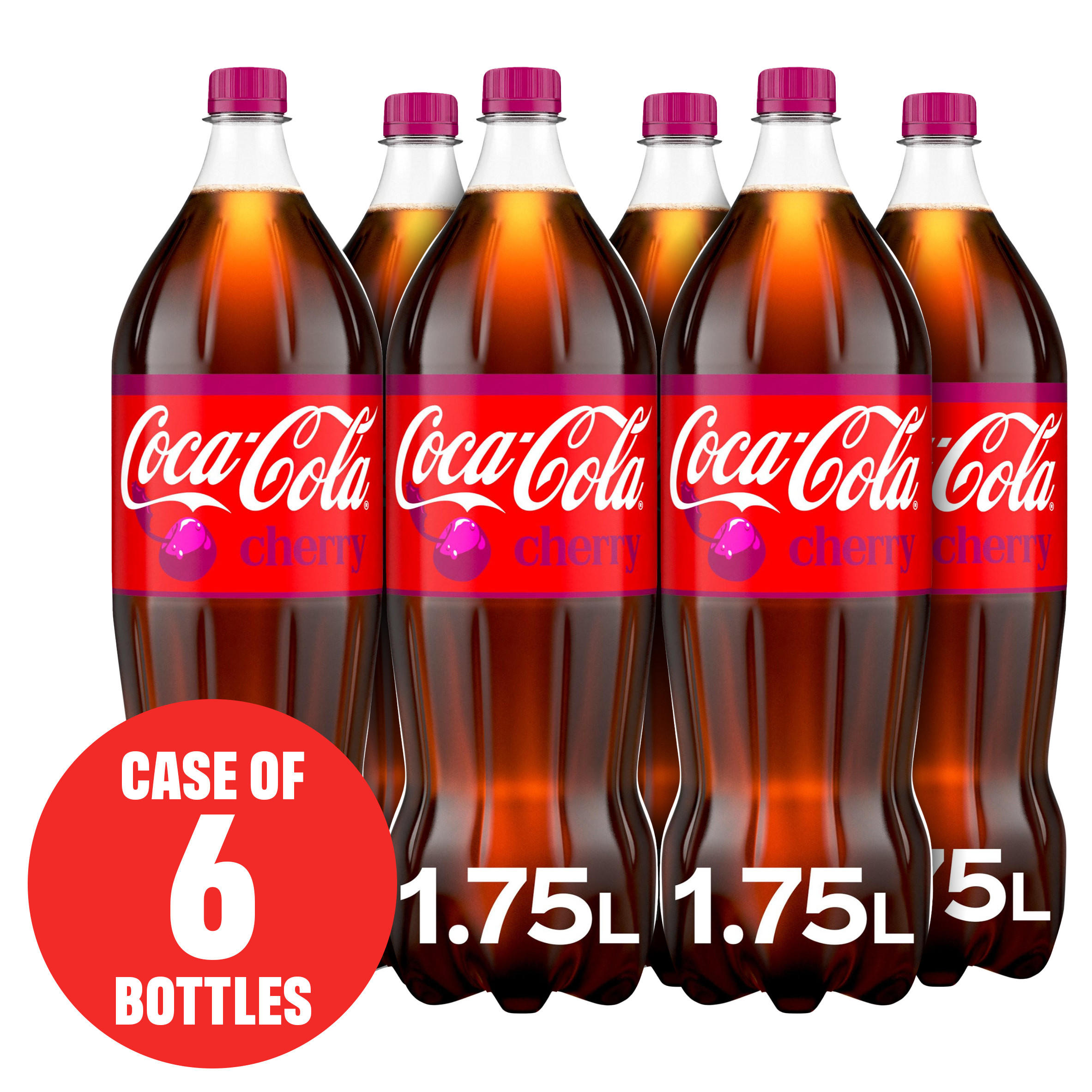 Coca Cola 1.75L Cherry 6 Pack