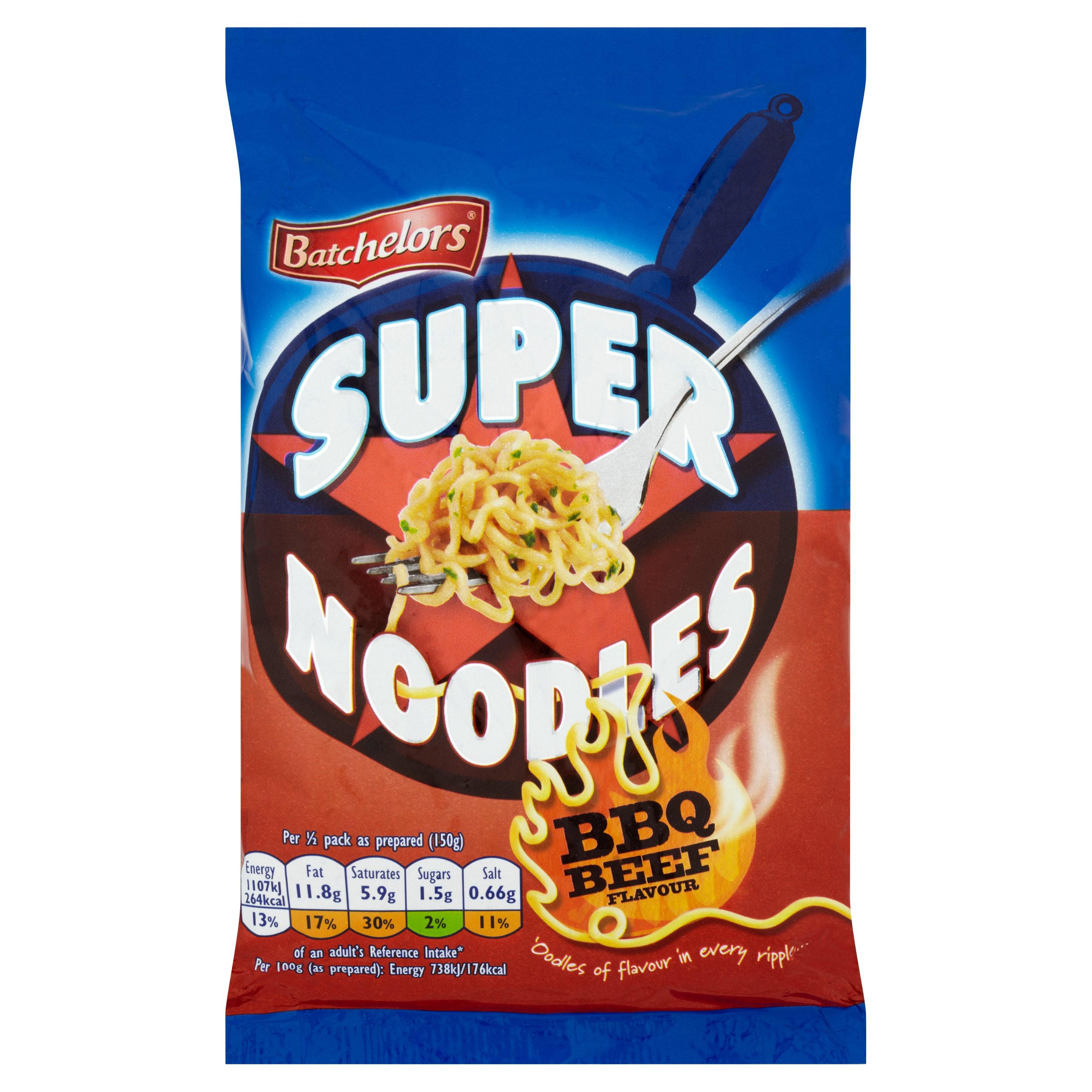 Batchelors Super Noodles BBQ Beef Flavour 100g Packet