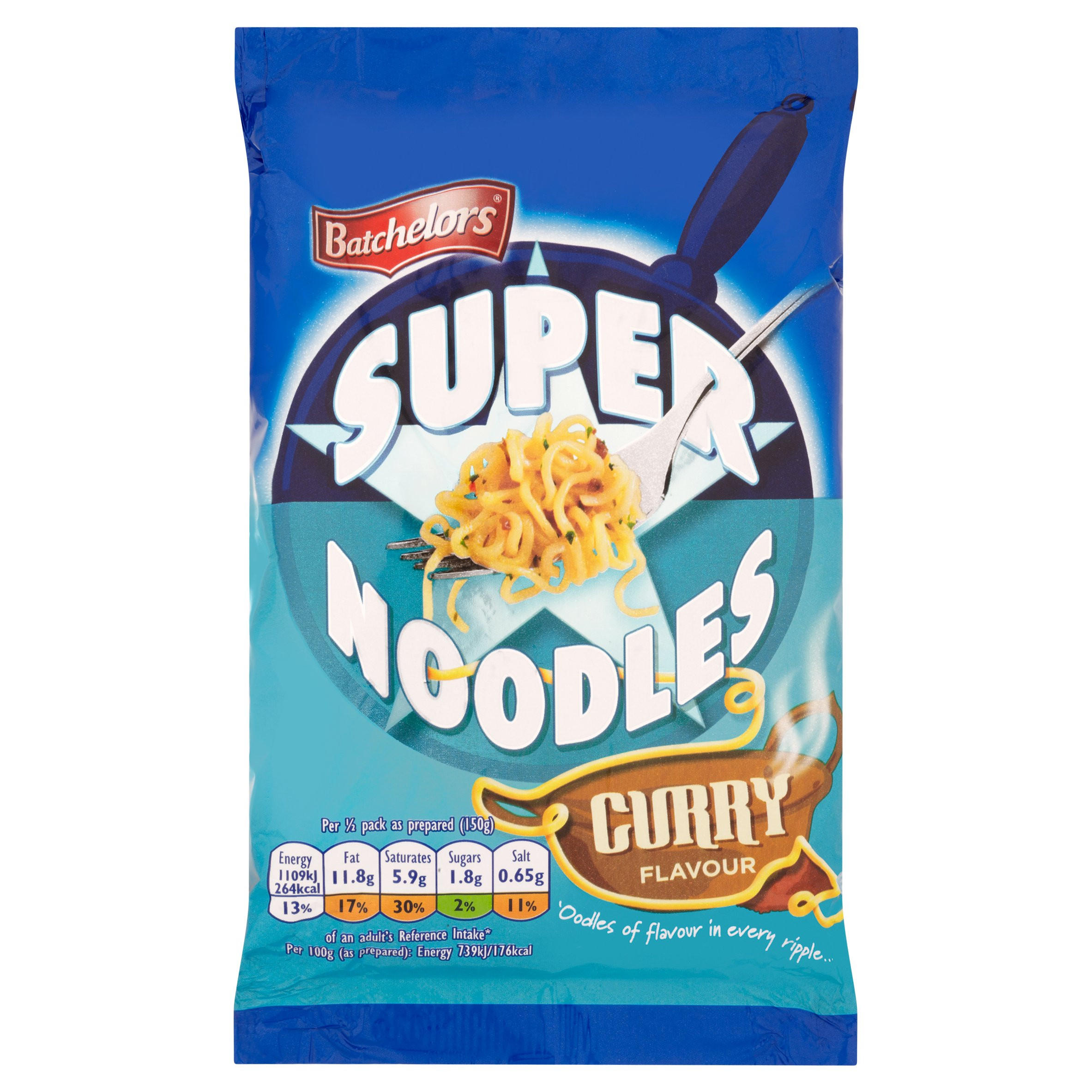 Batchelors Super Noodles Curry Flavour 100g Packet Rice, Pasta
