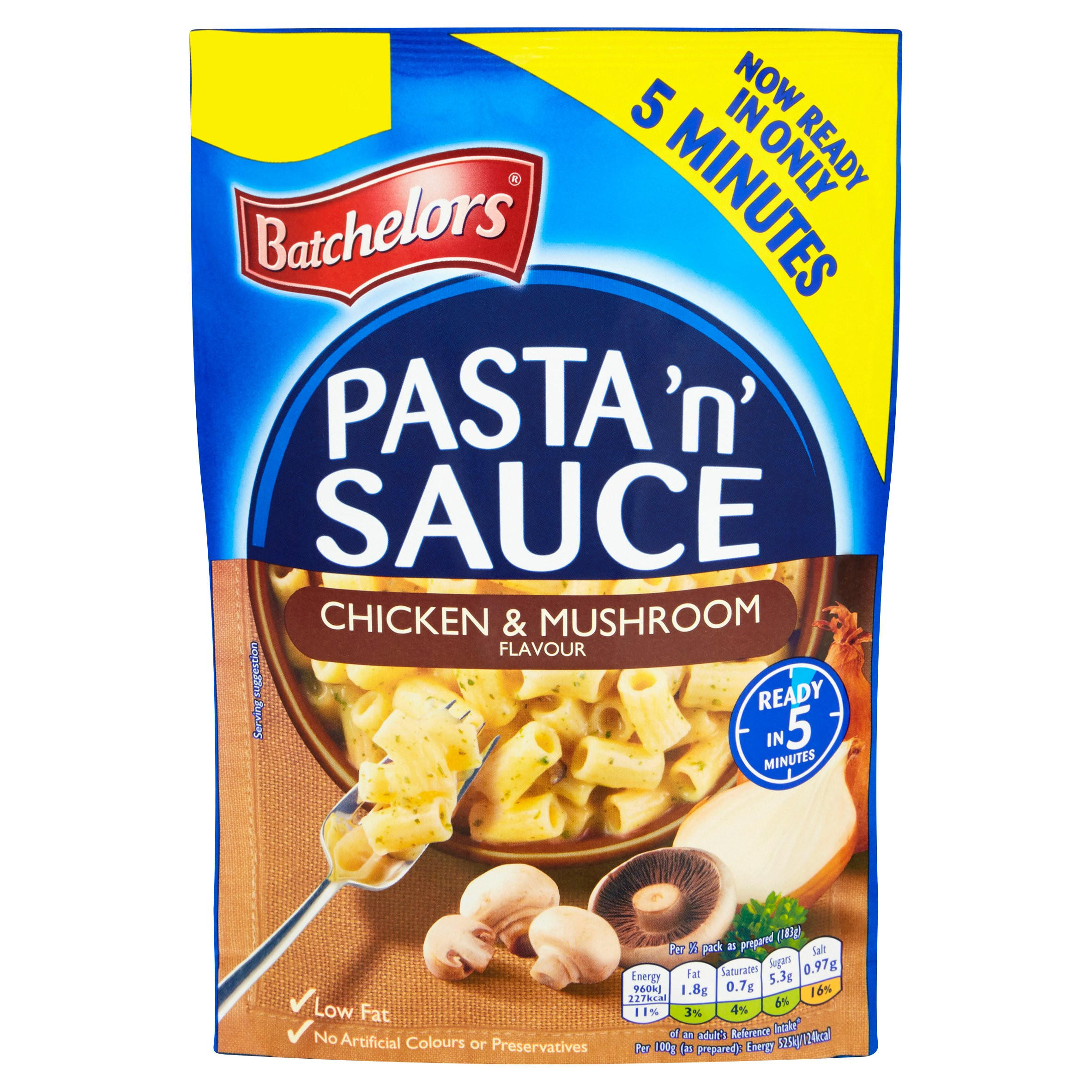 Batchelors Pasta 'n' Sauce Chicken & Mushroom Flavour 110g Pasta
