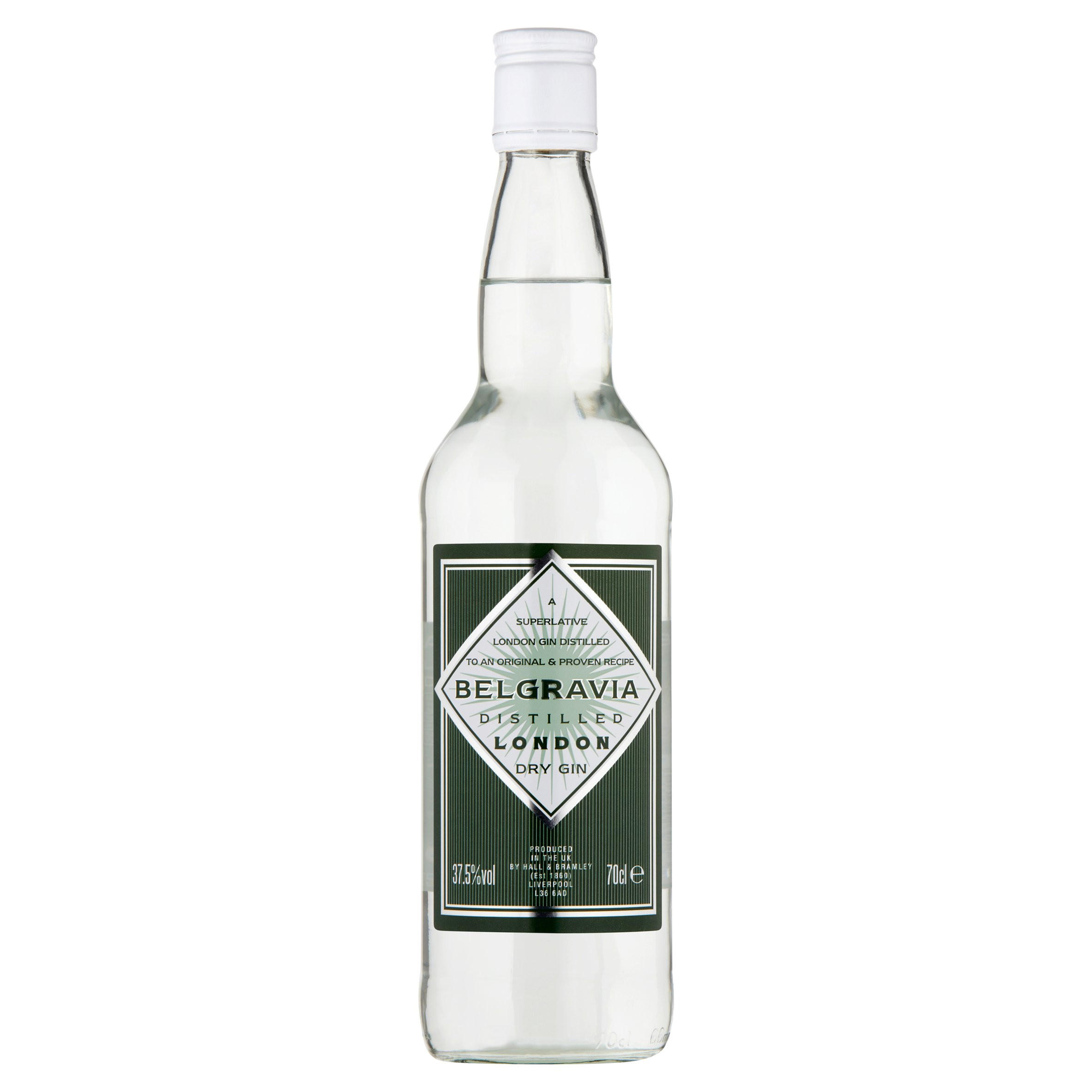 Belgravia Distilled London Dry Gin 70cl Gin Iceland Foods