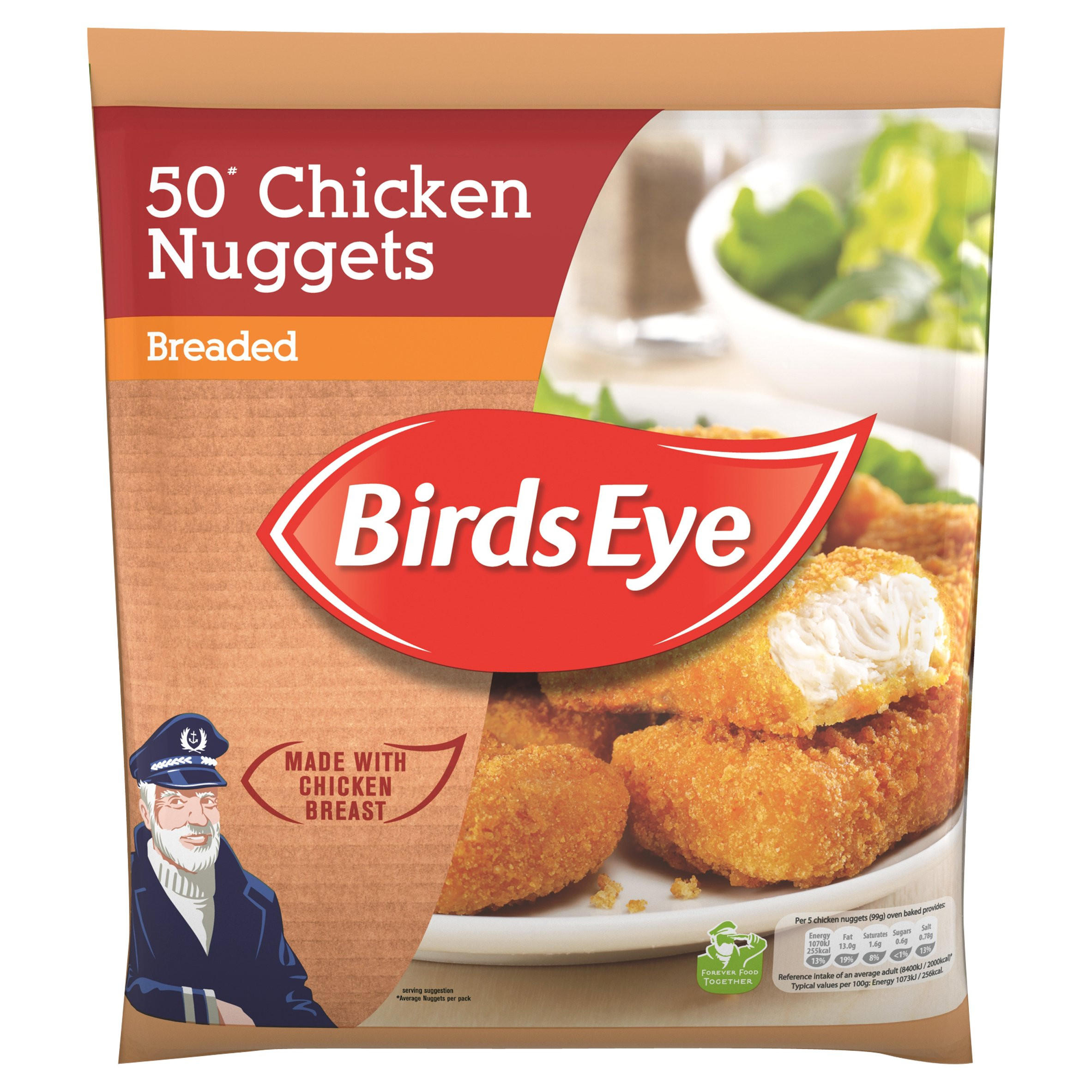 Birds Eye 50 Breaded Chicken Nuggets 1kg Chicken Iceland Foods