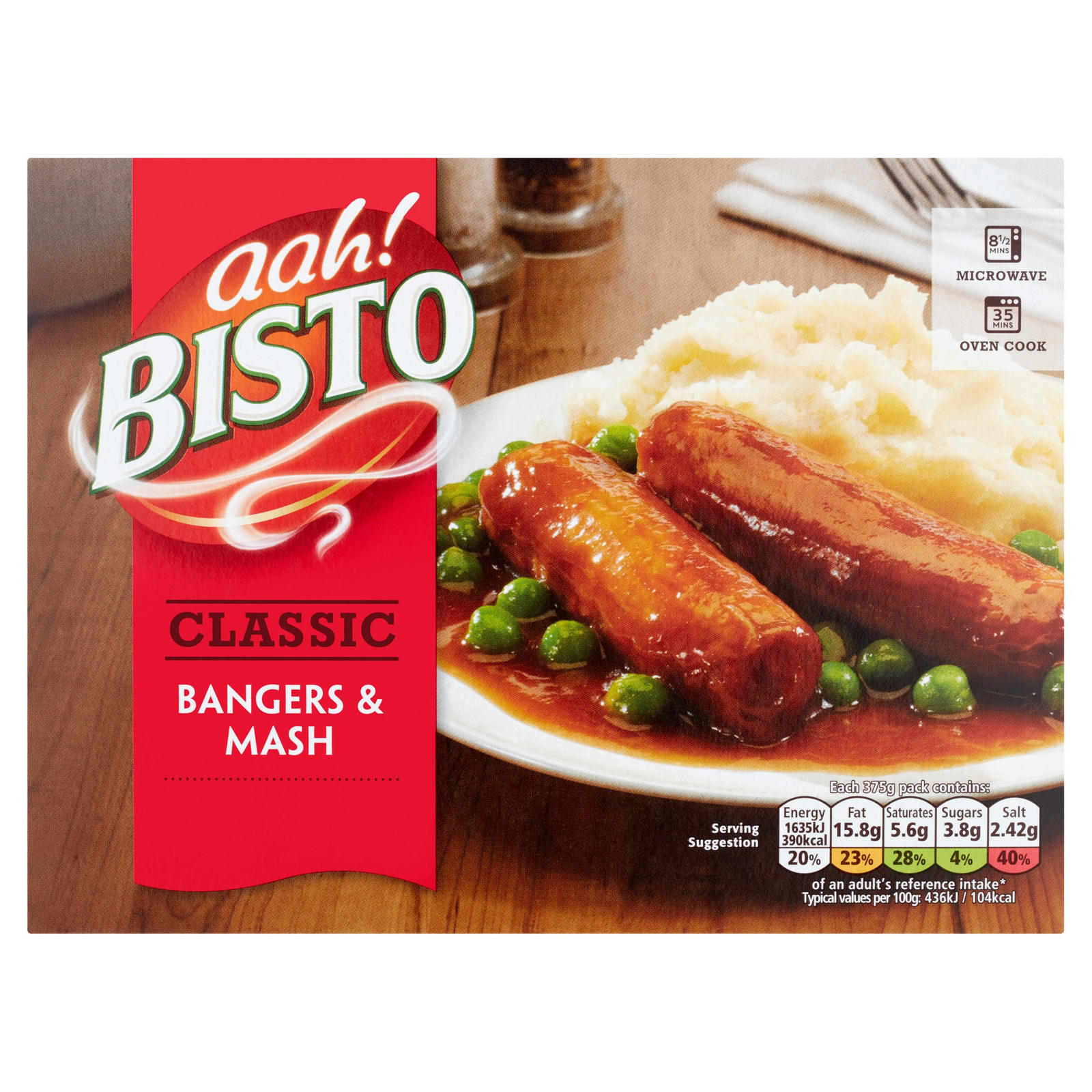 Bisto Classic Bangers Mash 375g Traditional Iceland Foods