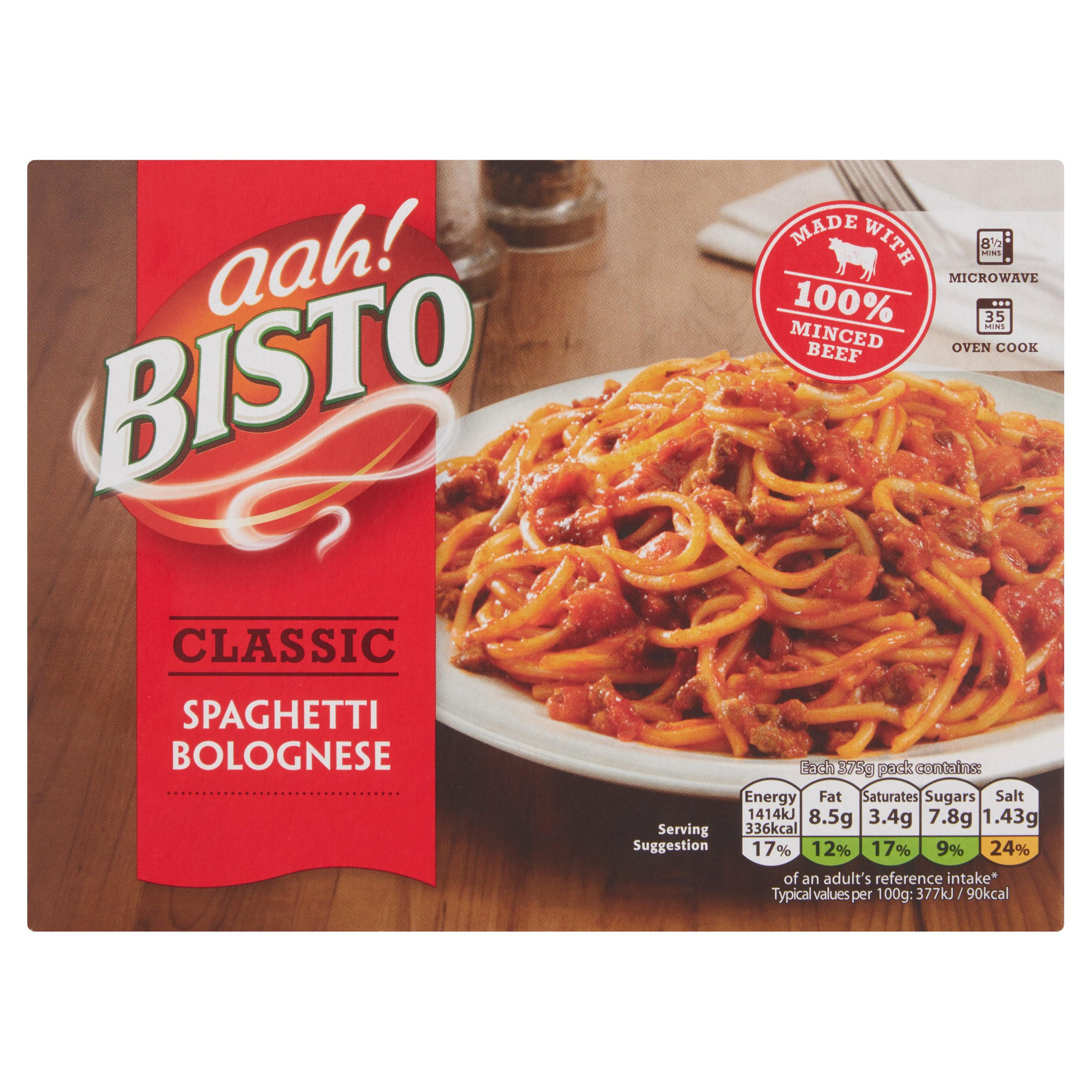 Bisto Classic Spaghetti Bolognese 375g Traditional Iceland Foods