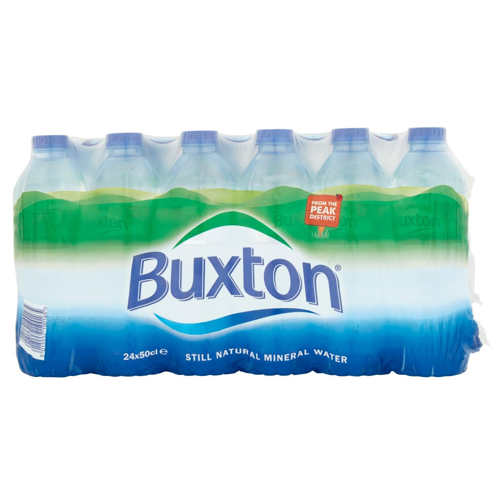 Buxton Still Natural Mineral Water 24x500ml Still & Flavoured Water