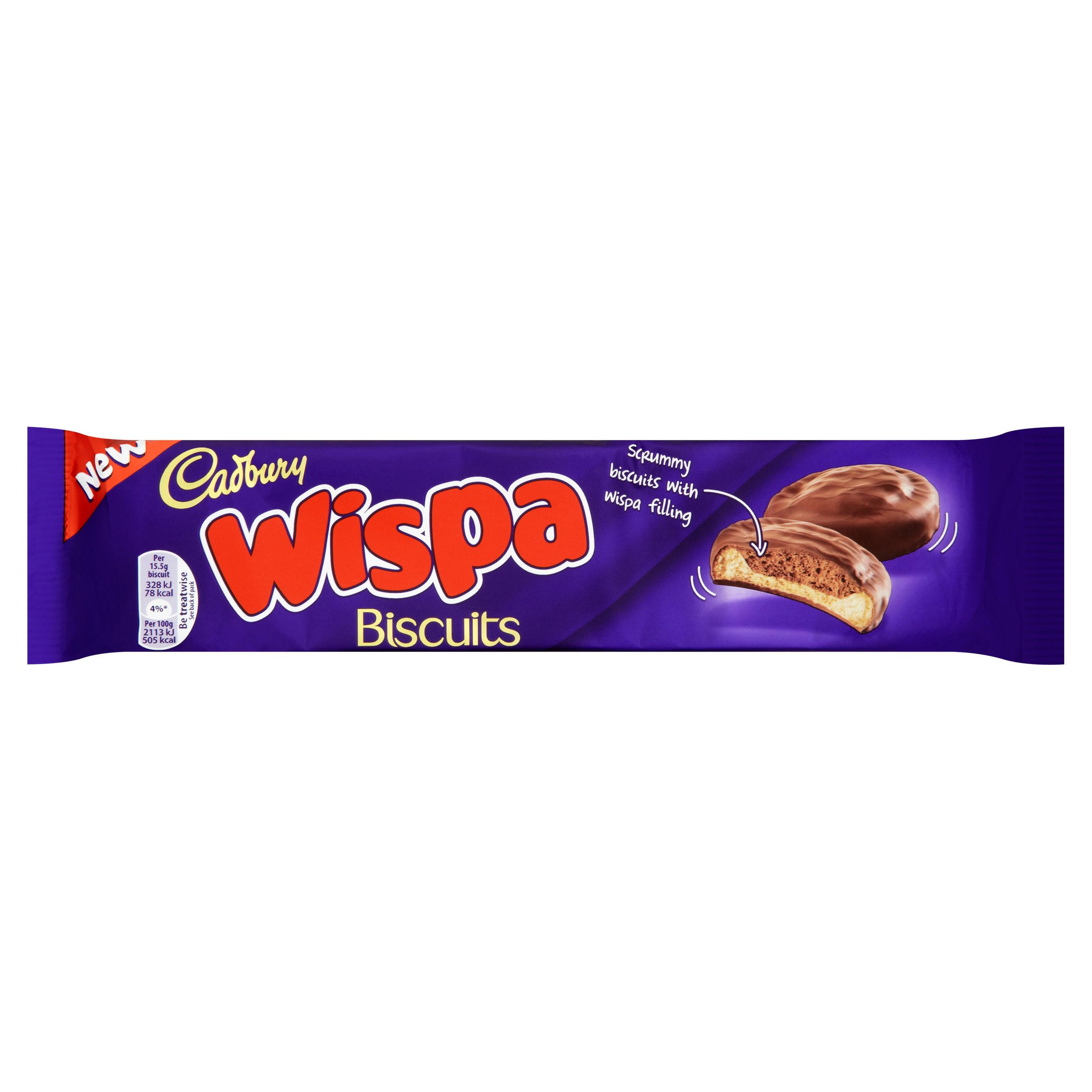 Cadbury Wispa Biscuits 124g Sweet Biscuits Iceland Foods