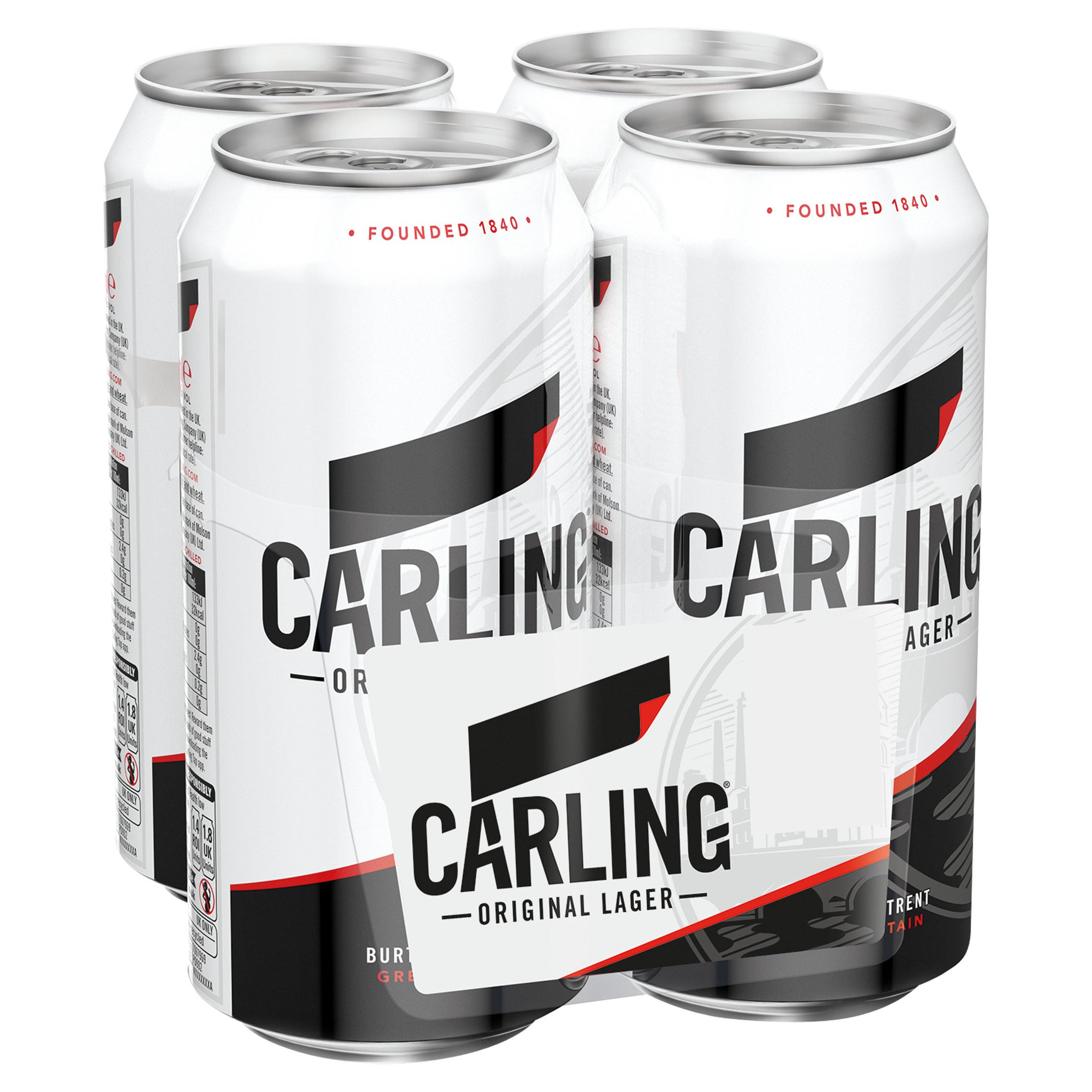 Carling Original Lager 4 x 440ml | Beer | Iceland Foods