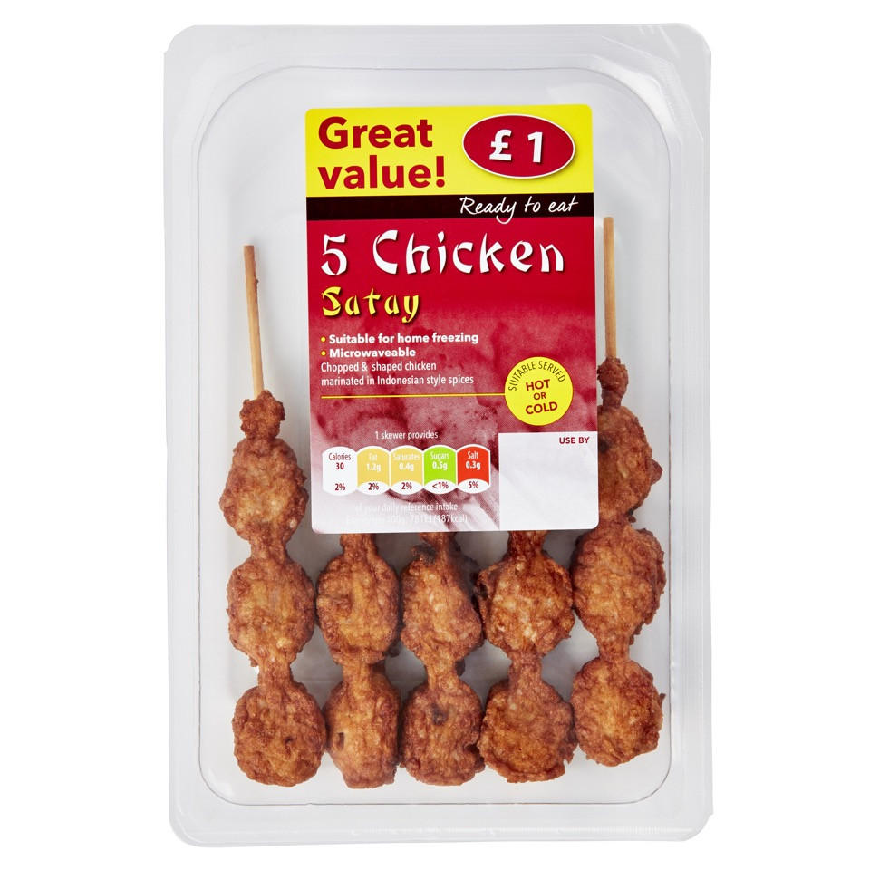 Chicken Satay 5 Pack 80g