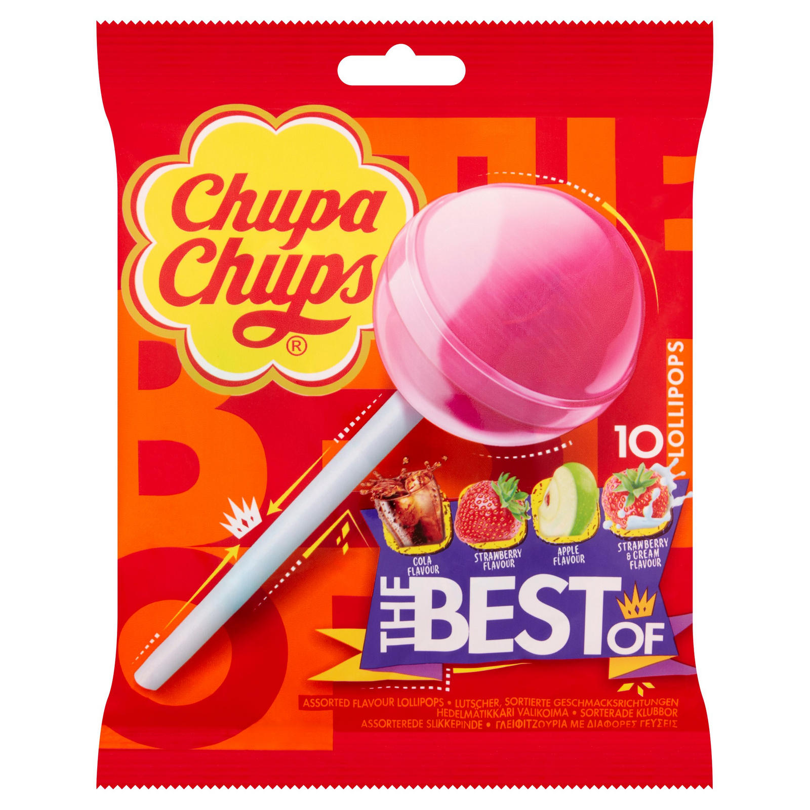 How To Open Chupa Chups Easily Chupa Chups The Best of 10 Assorted Flavour Lollipops 120g | Sweets | Iceland Foods