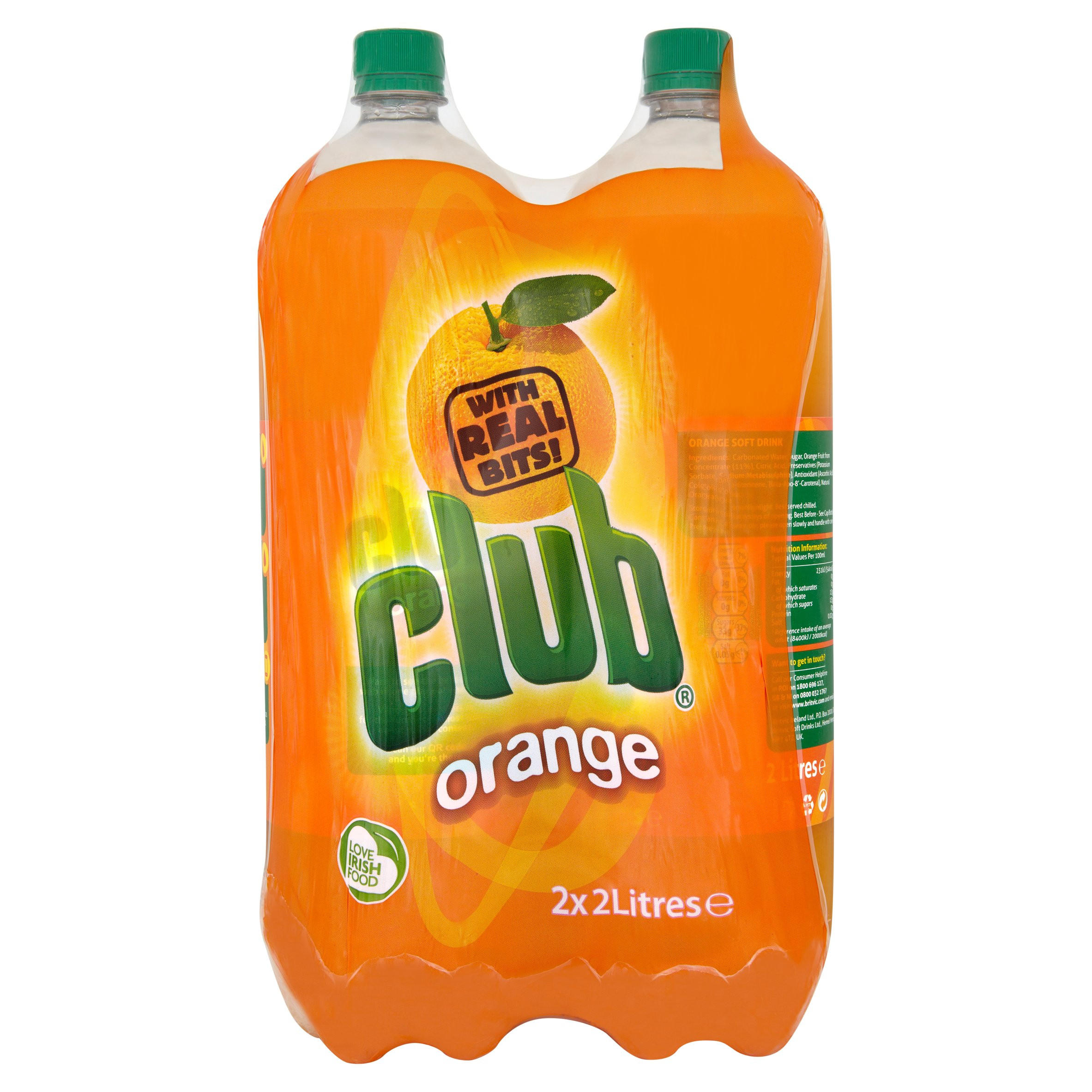 Club Orange 2 X 2 Litres Orange And Fruit Flavoured Iceland Foods
