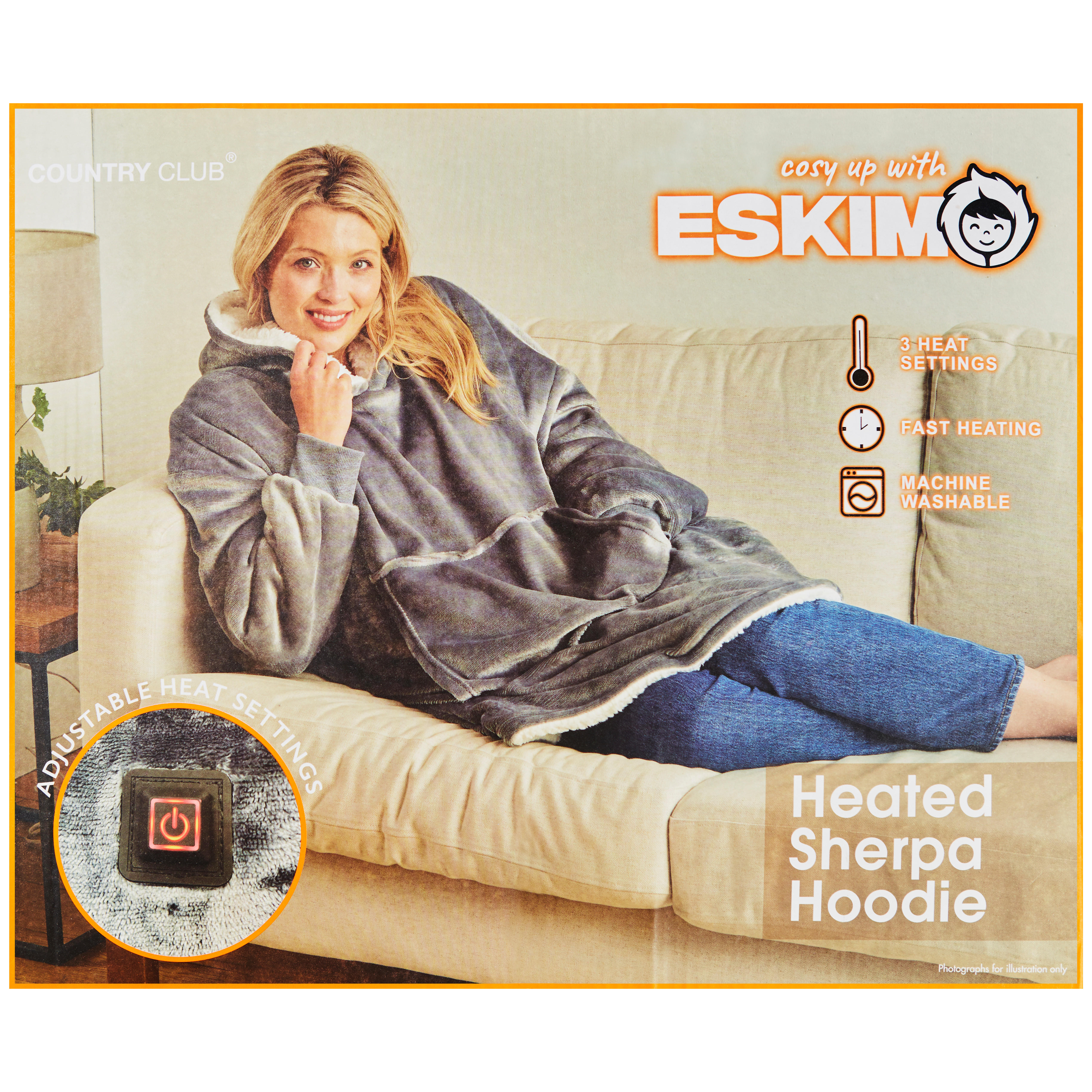 Country Club Super Cosy Fleece Electric Blanket