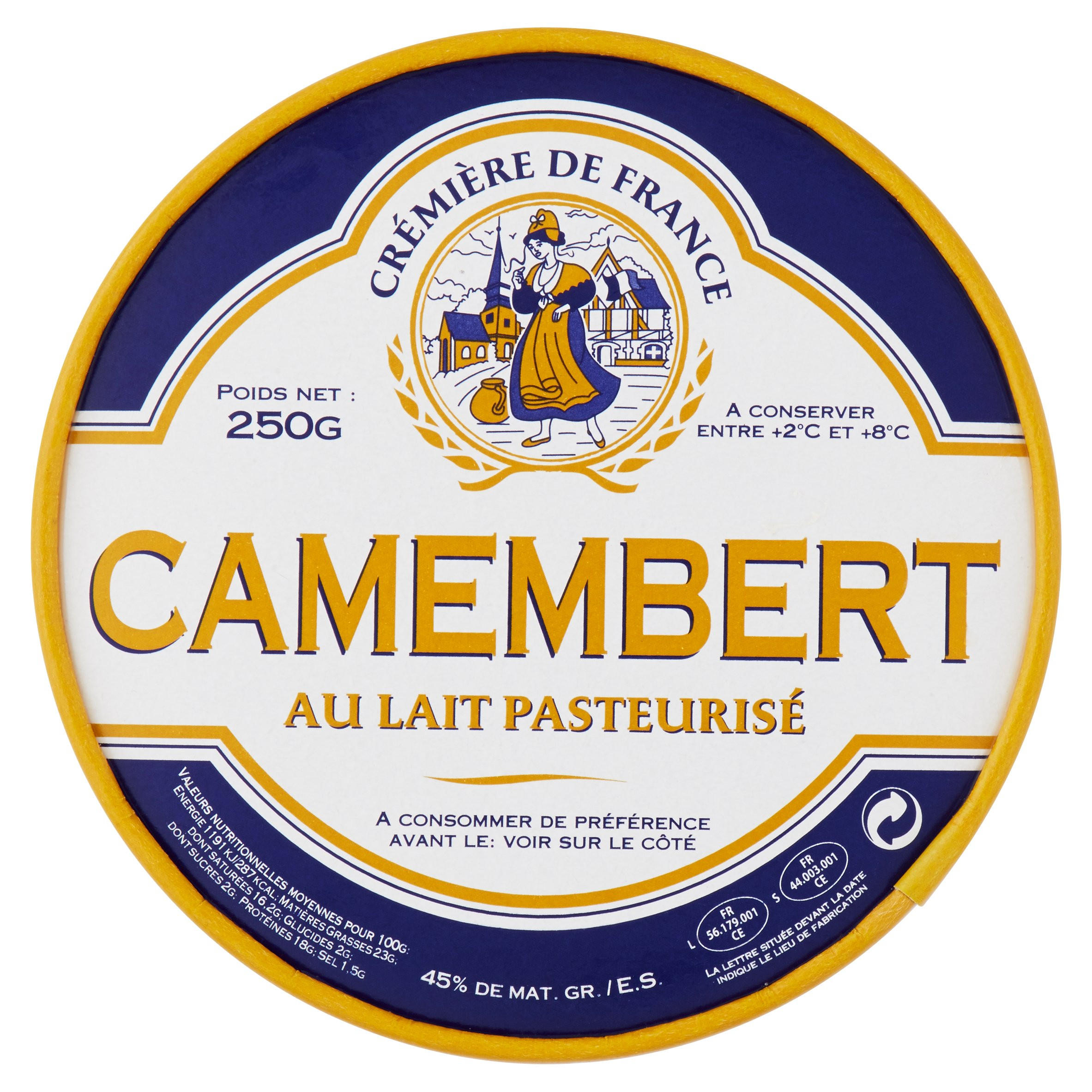 Crémière De France Camembert 250 g Speciality Cheese Iceland Foods