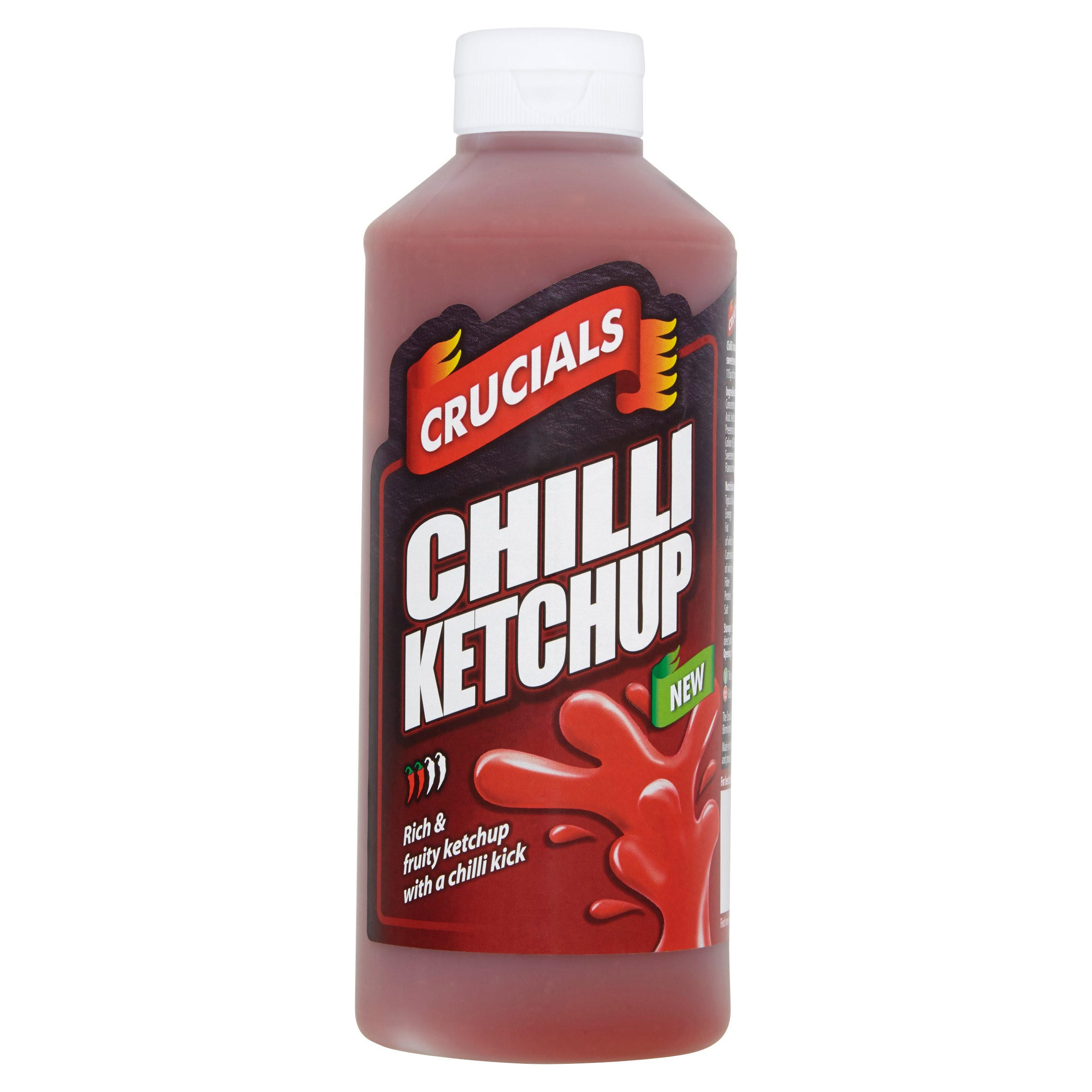 Crucials Chilli Ketchup 500ml | Table Sauce | Iceland Foods