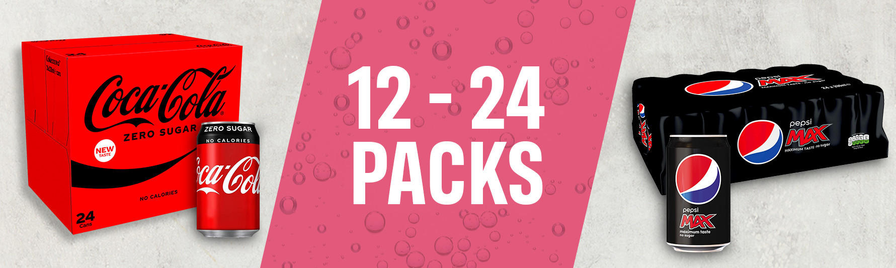 24 pack fizzy drinks