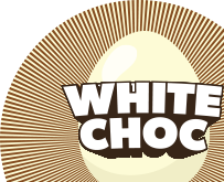 White chocolate Easter Eggs