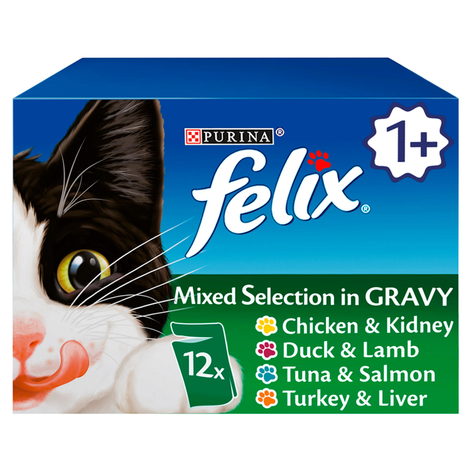 Felix Cat Food Mixed Selection In Gravy 12 x 100g Cat Food Iceland