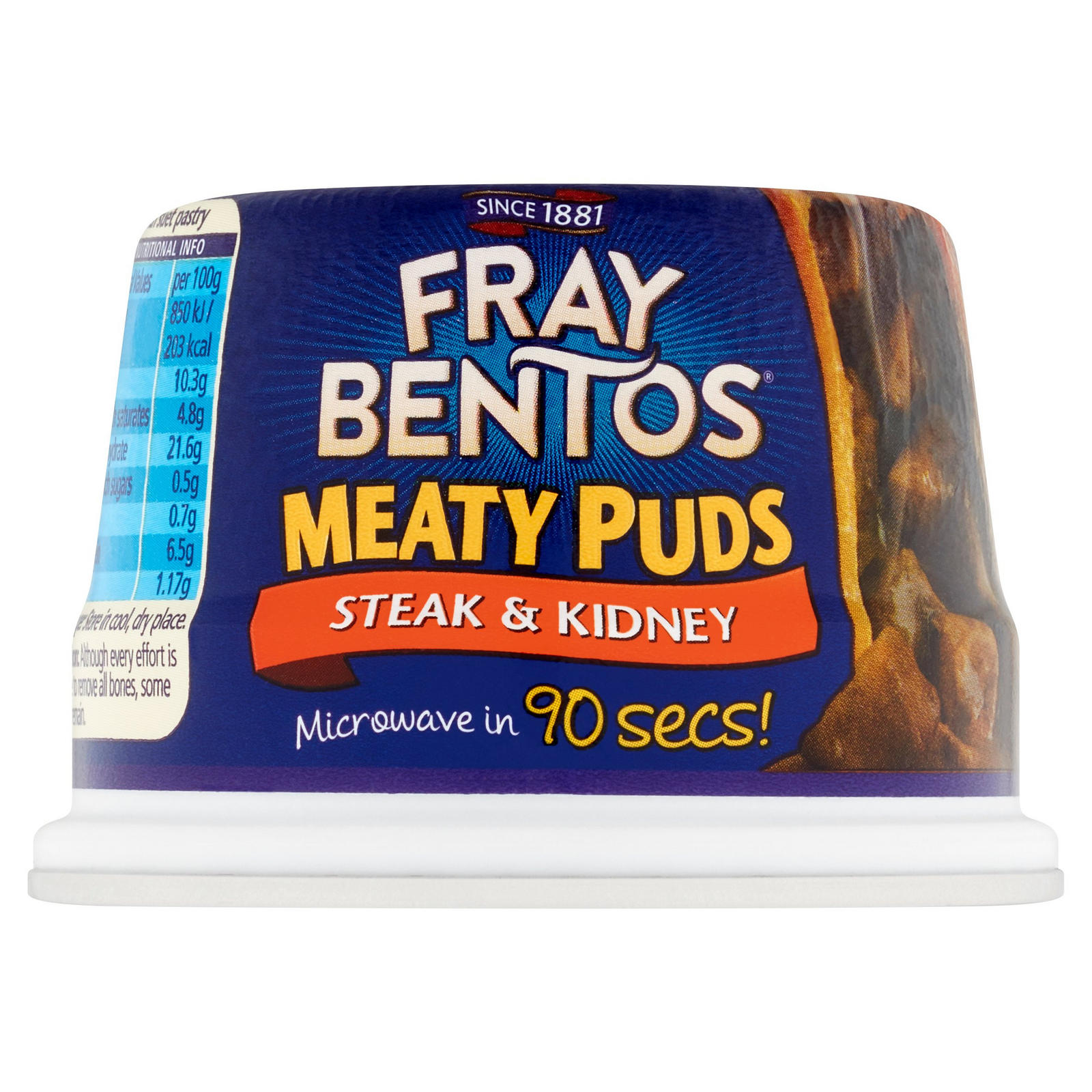 Fray Bentos Meaty Puds Steak & Kidney 200g | Tinned Meat ...