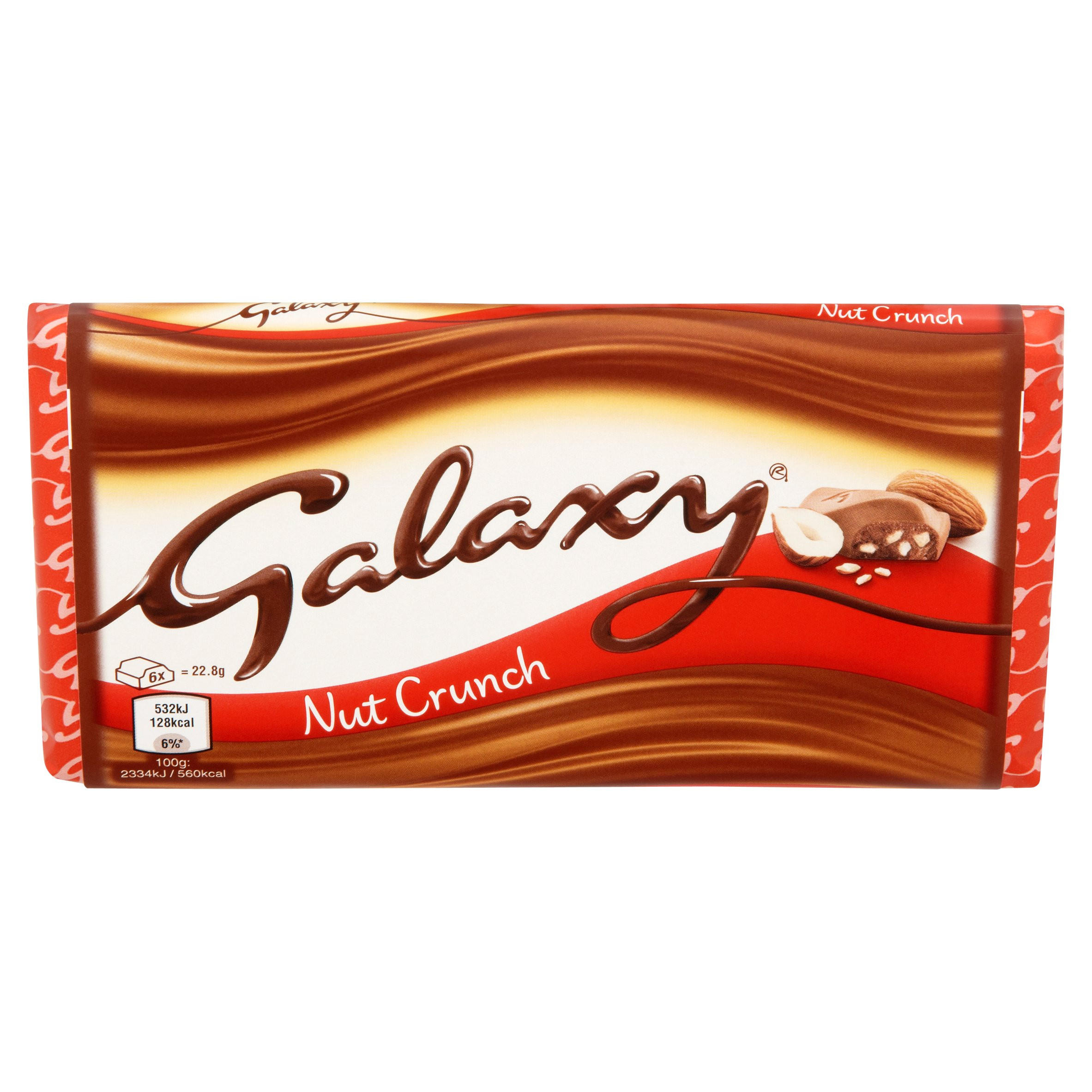 GALAXY® Nut Crunch 114g Single Chocolate Bars & Bags Iceland Foods