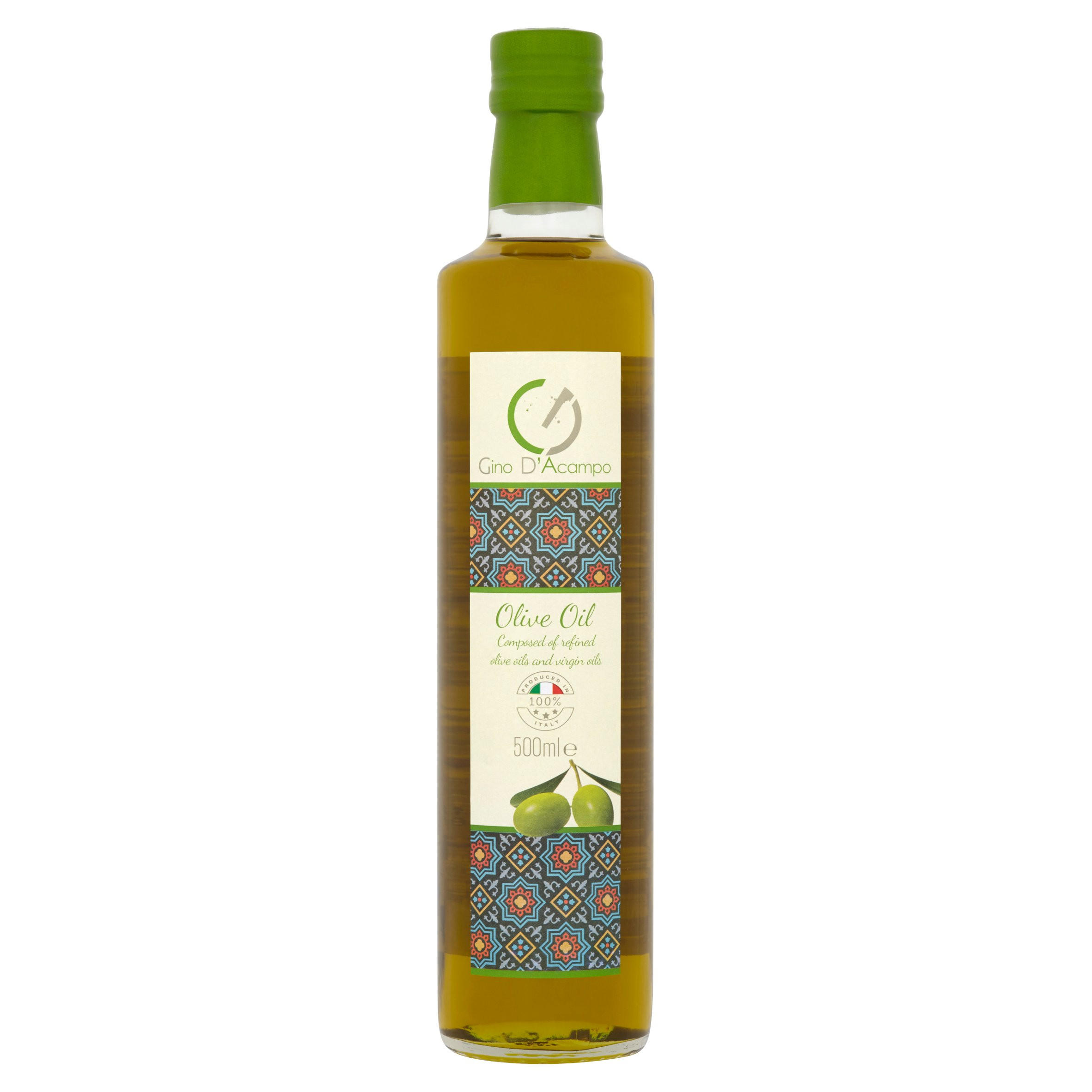 Gino D'Acampo Olive Oil 500ml Oils & Dressings Iceland Foods