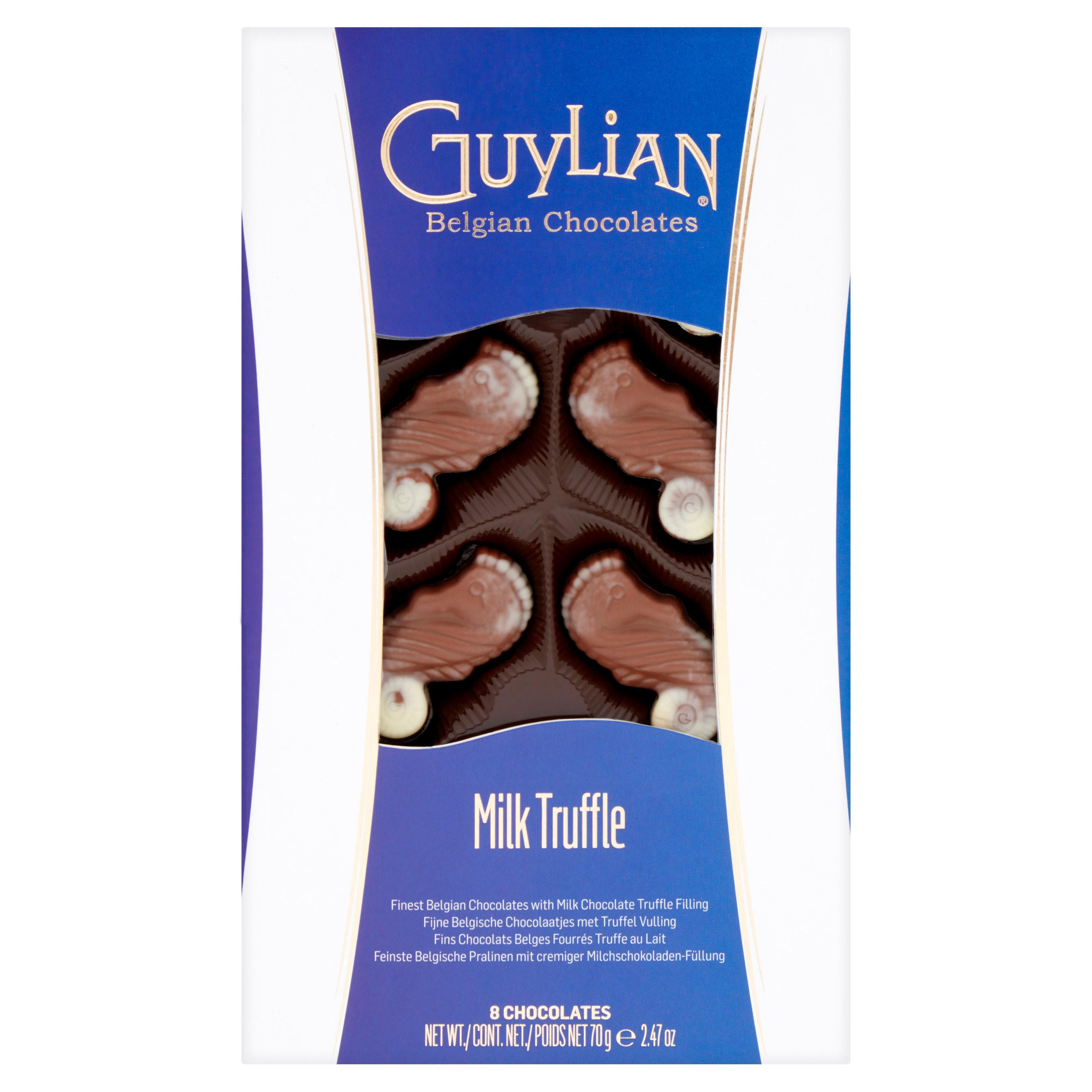 Guylian 8 Belgian Chocolates Milk Truffle 70g Chocolate Boxes & Gifts