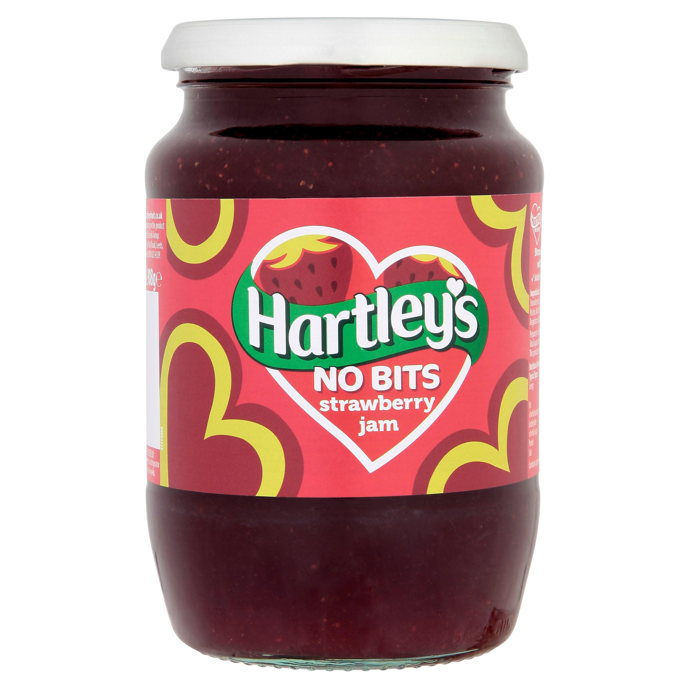 Hartley's No Bits Strawberry Jam 908g Jams, Marmalades & Honey