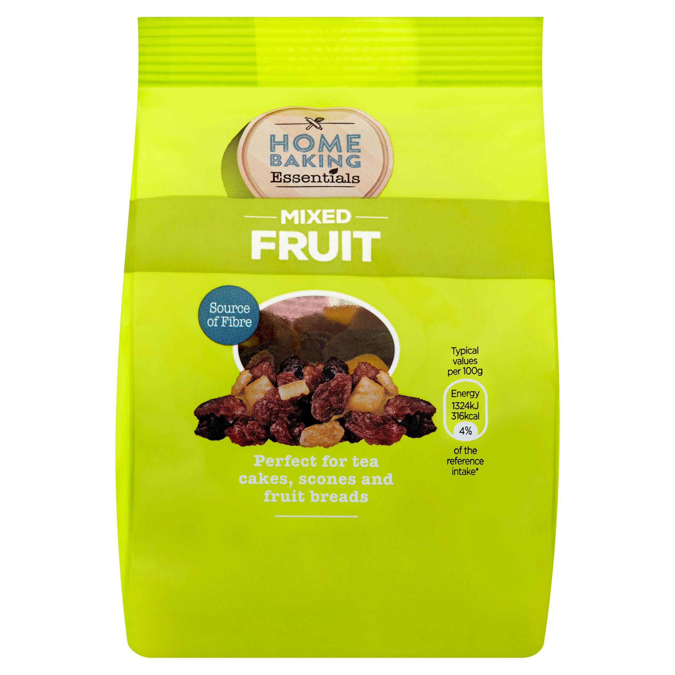 Home Baking Essentials Mixed Fruit 250g Dried Fruit, Nuts & Snacks