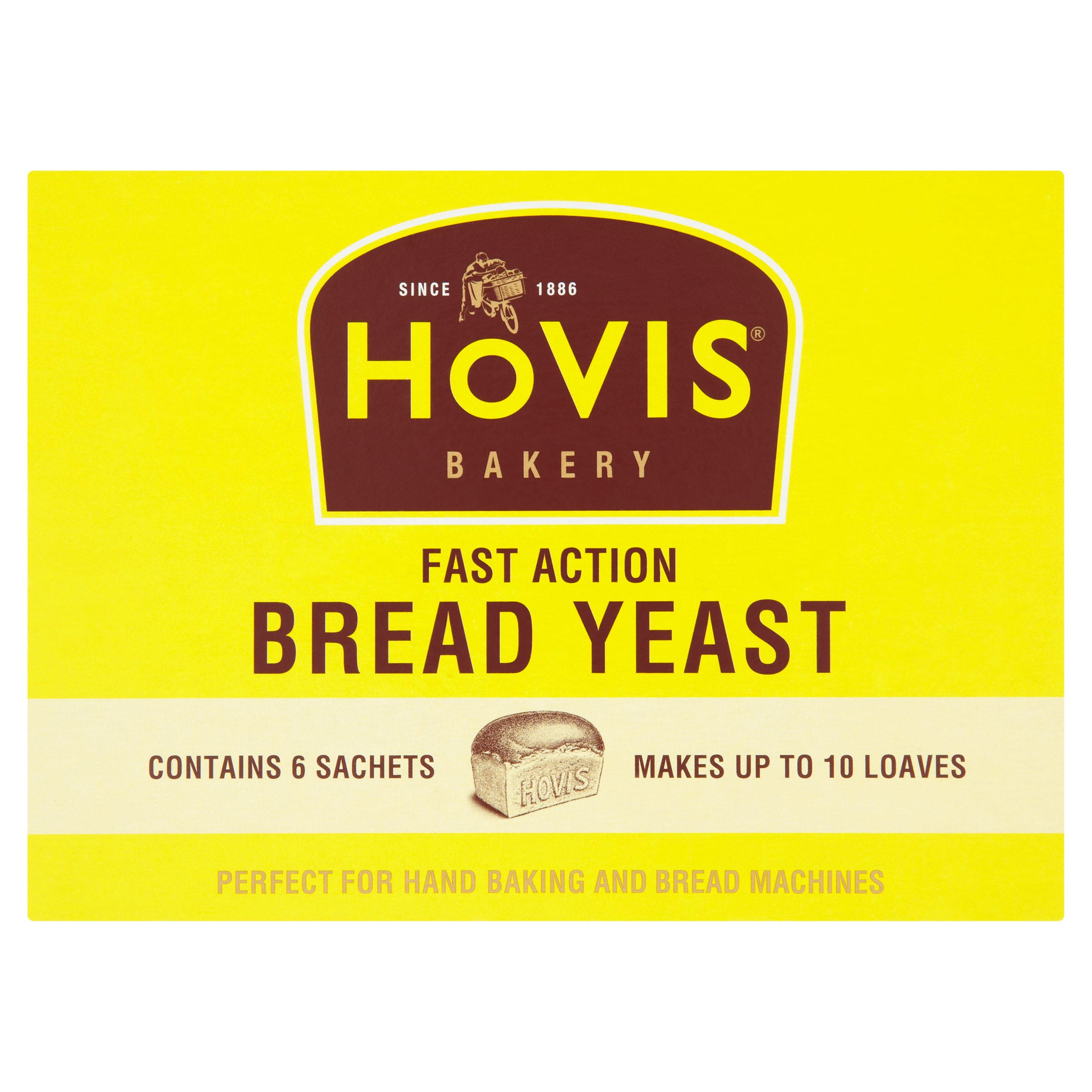 Hovis Fast Action Bread Yeast 6 Sachets 42g Home Baking