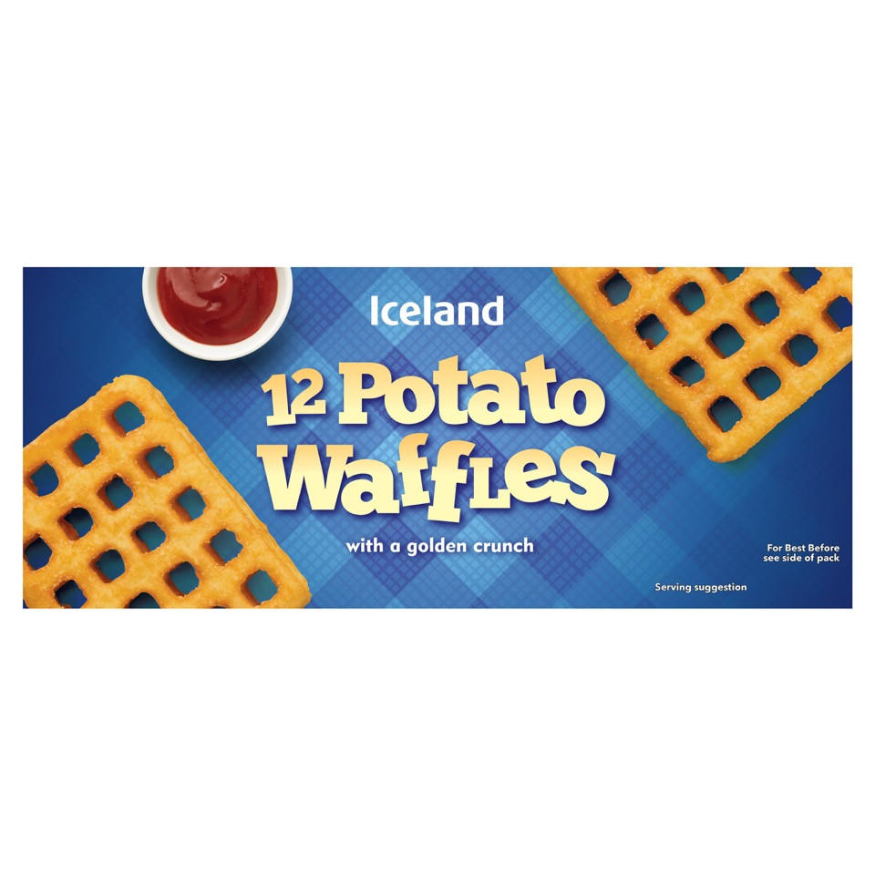 Iceland 12 Potato Waffles 680g