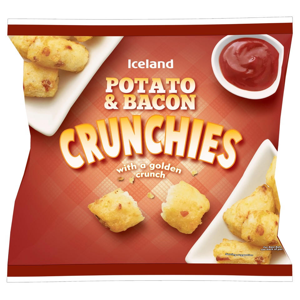 Iceland Potato and Bacon Crunchies 550g