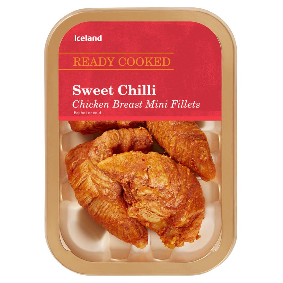 Iceland Sweet Chilli Chicken Breast Mini Fillets 180g