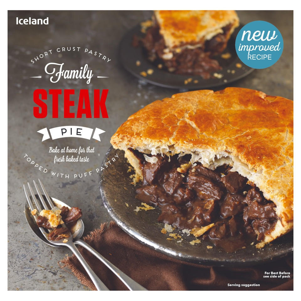 Iceland Family Steak Pie 700g