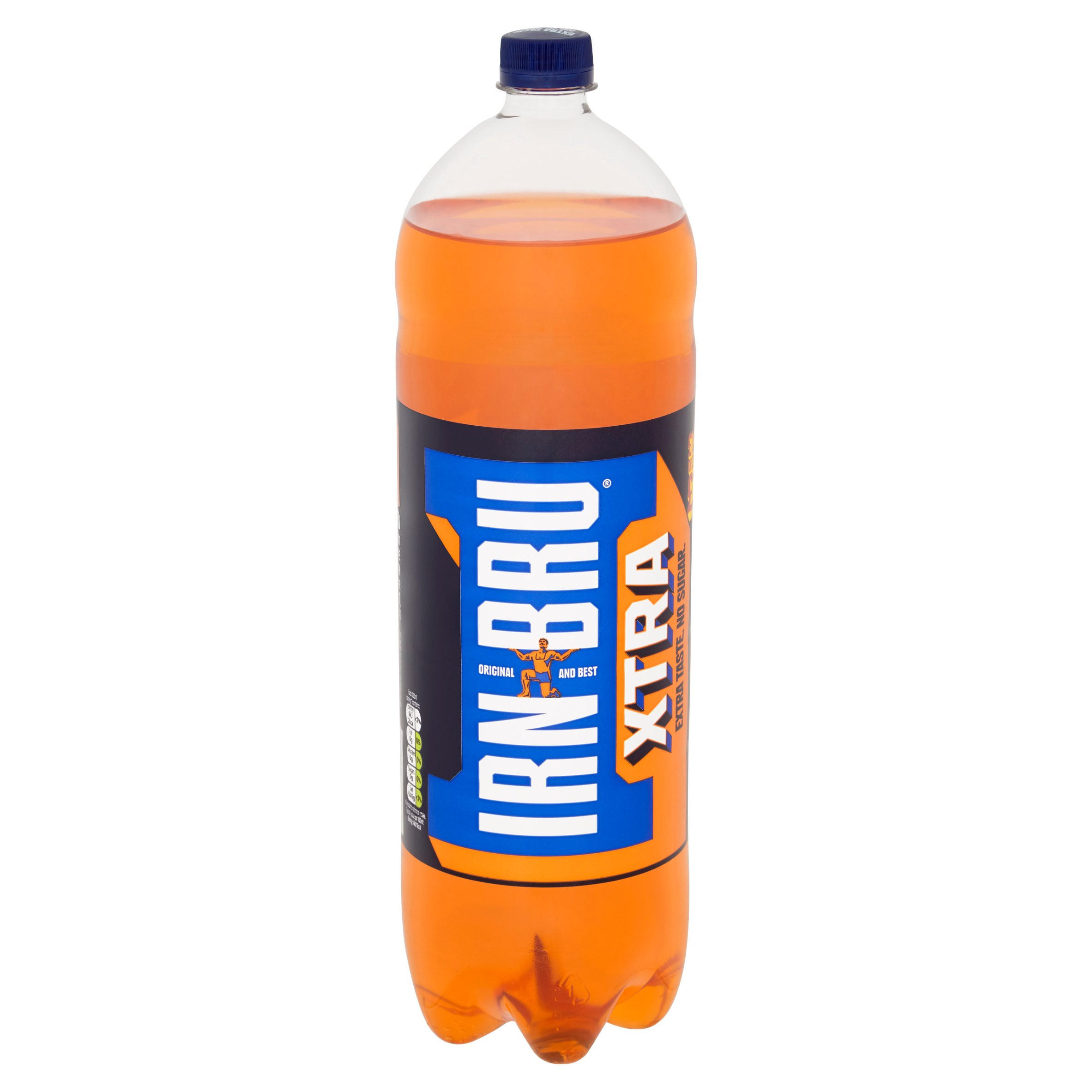 IRNBRU Xtra 2 Litre Bottle Orange and Fruit Flavoured Iceland Foods