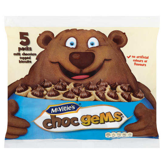 McVitie's Choc Gems 5 x 25g