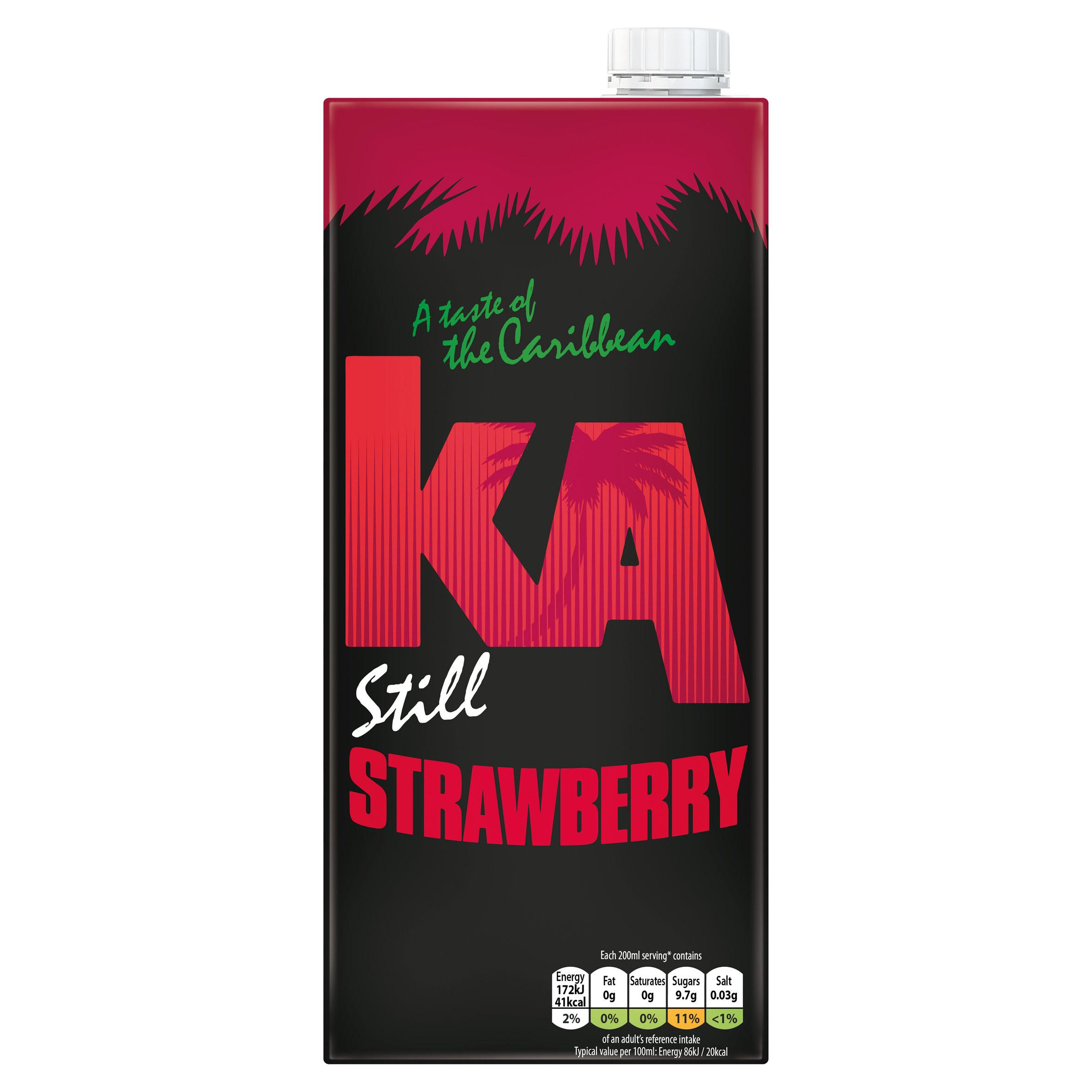 KA Still Strawberry Juice 1L Fruit Juice Iceland Foods