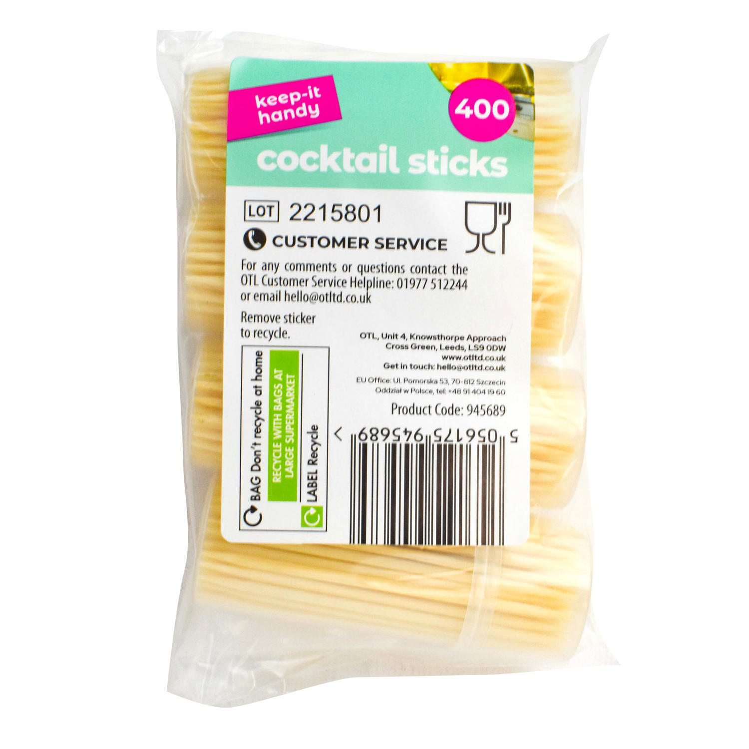 Keep It Handy Cocktail Sticks 400 Pack Home Accessories Iceland Foods
