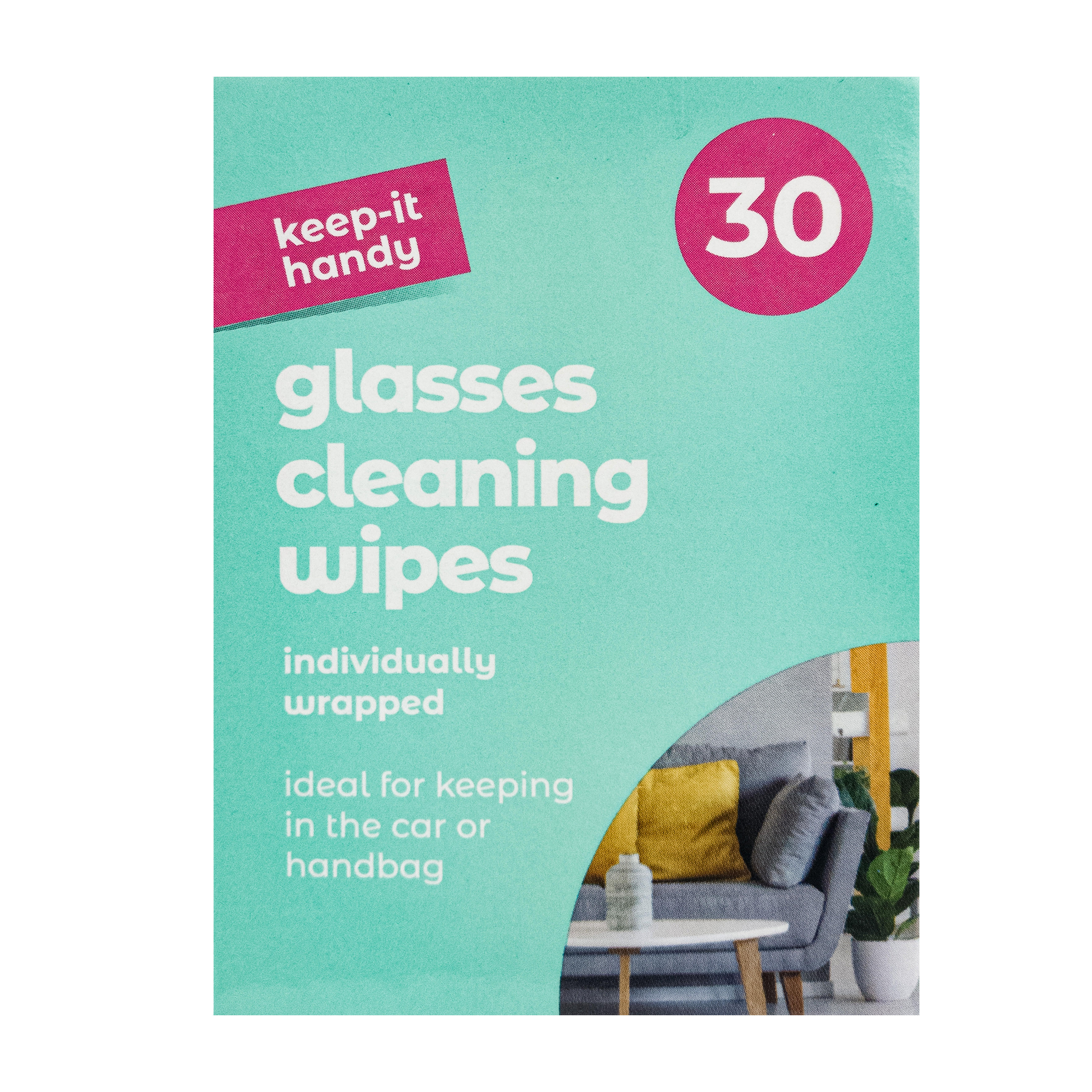 Keep It Handy Optical Lens Cleaning Wipes 30 Pack Home Accessories Iceland Foods