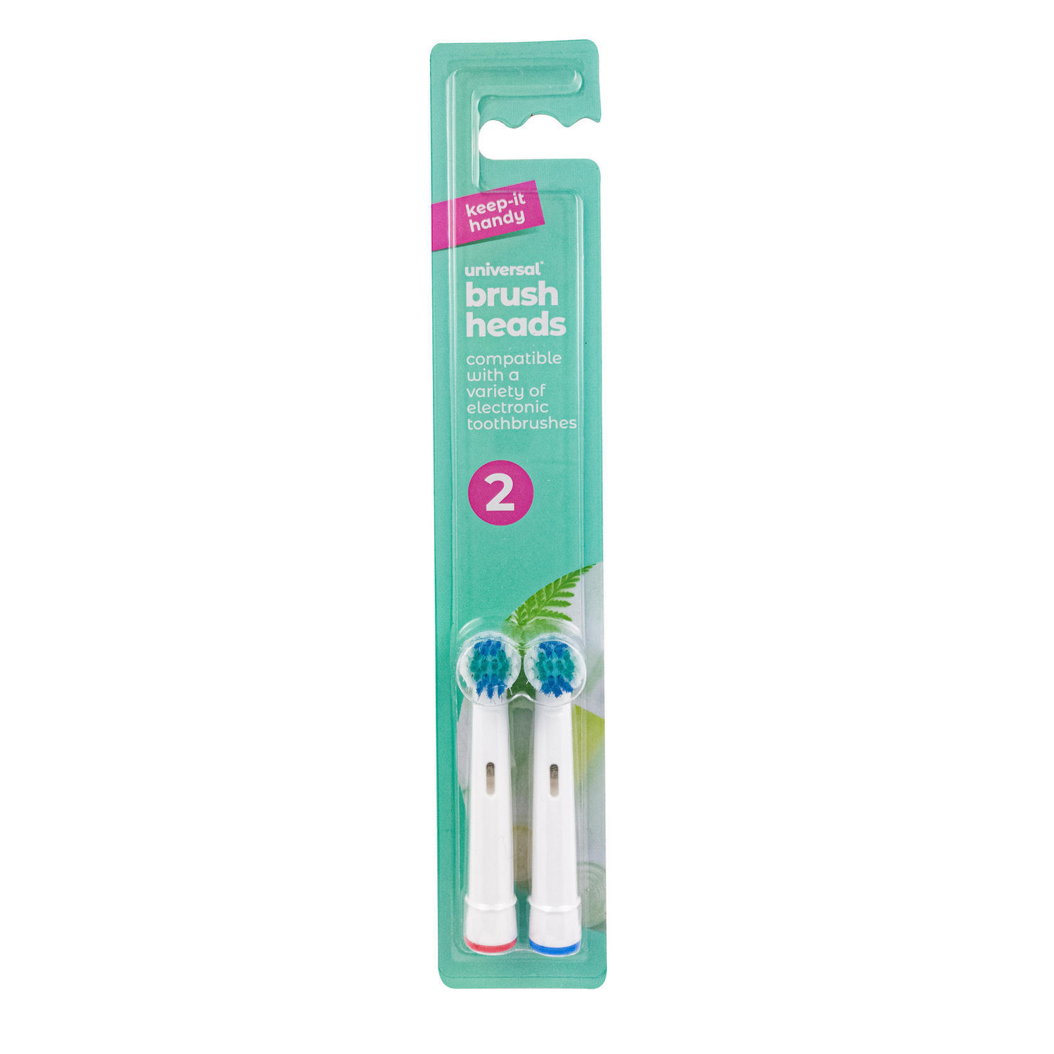 Keep It Handy Universal Toothbrush Heads 2 Pack Home Accessories