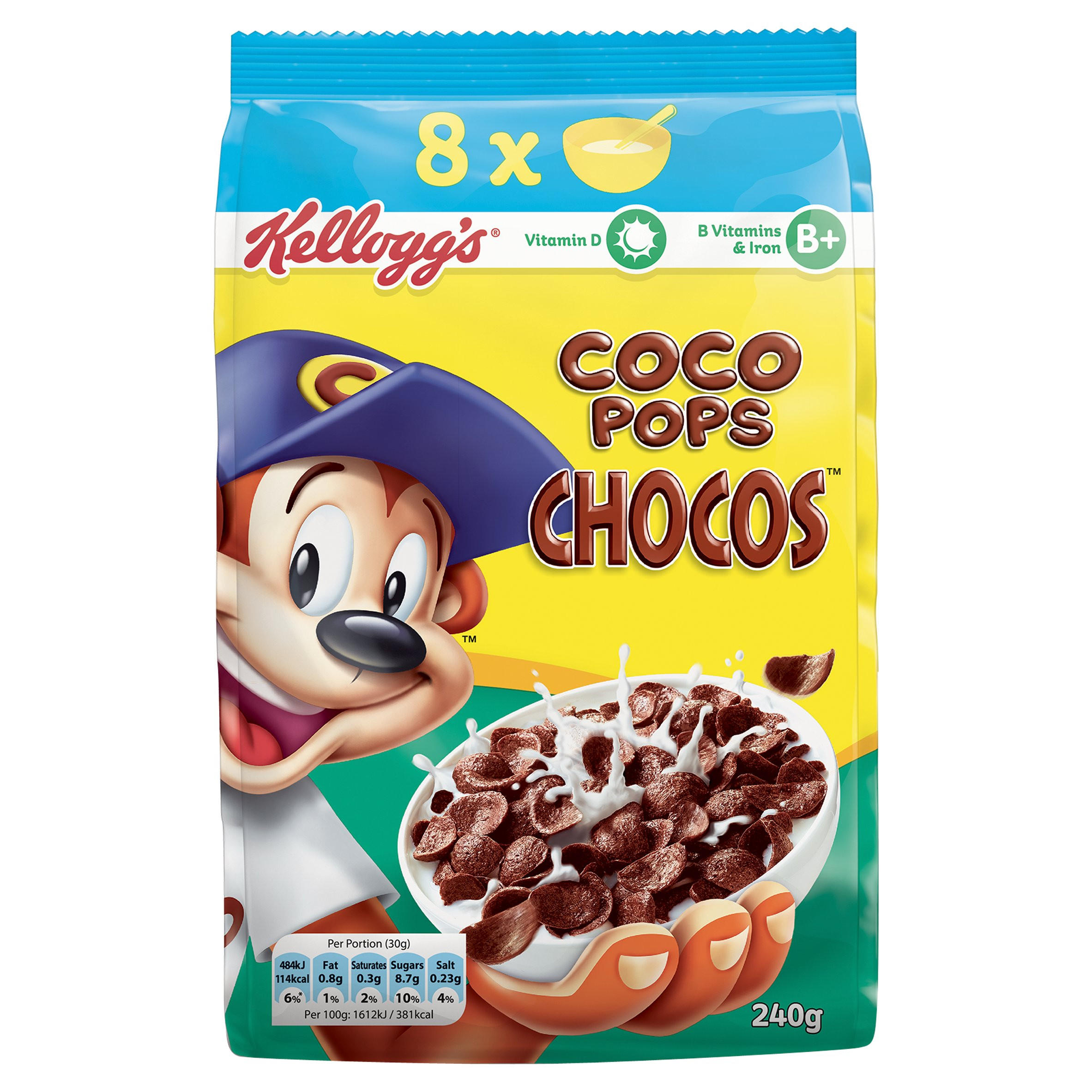 zanger klauw Sluit een verzekering af Kellogg's Coco Pops Chocos 240g | Kids Cereal | Iceland Foods