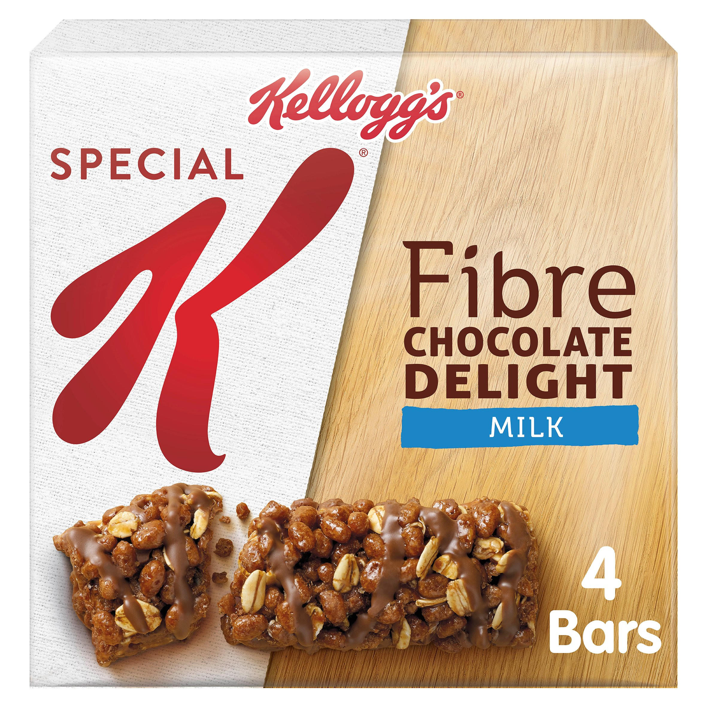 Kellogg's Special K Fibre Chocolate Delight Milk 4 x 24g Iceland Foods